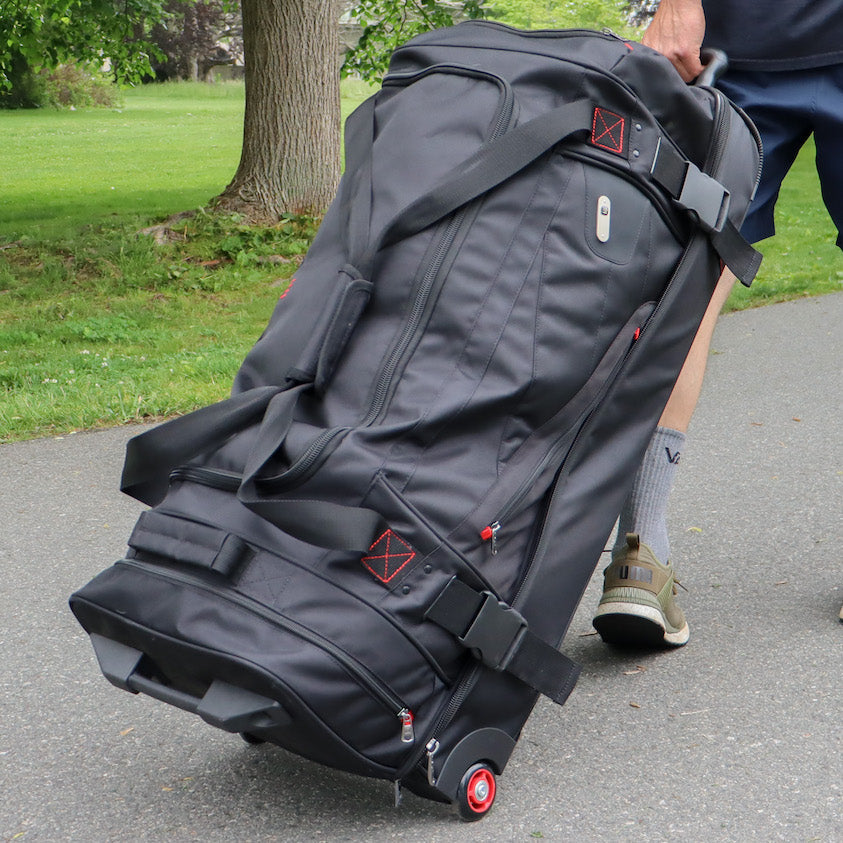 best large travel duffel bag with wheels Discount 42-Inch Deluxe Wheeled Bag, Black by Tote Factory Inch Deluxe Wheeled Duffel bags make it easier to weave through your essential accessories REDCAMP Foldable Duffle Bag with