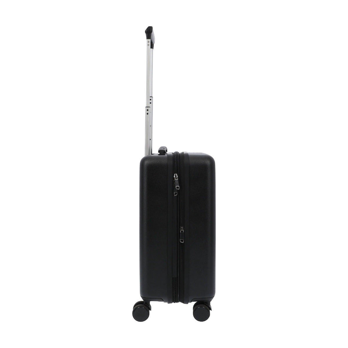 Black AC/DC 22.5" spinner suitcase carry-on luggage hardside by Ful