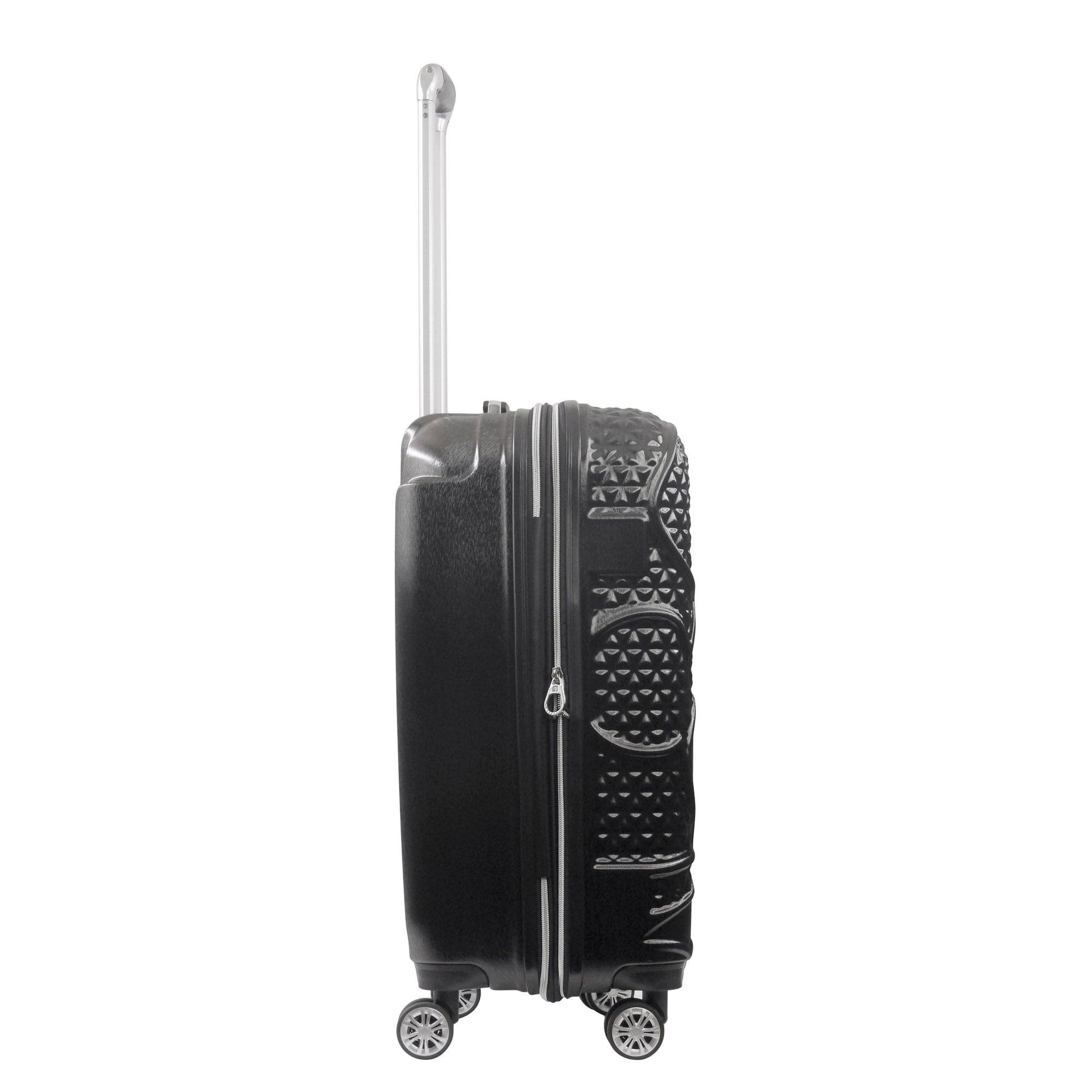 Mickey Mouse Rolling Luggage FŪL Disney Luggage 26" Black