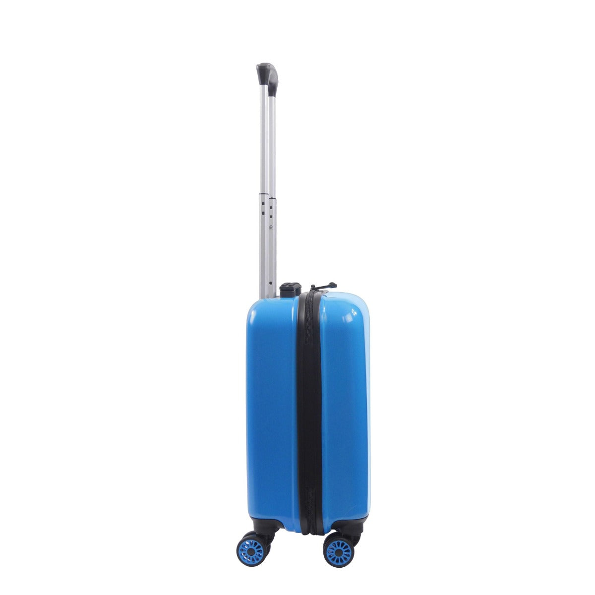 Light Blue Lego Play Date Minifigures Today I Feel 18" suitcase - best carry-on rolling luggage for kids