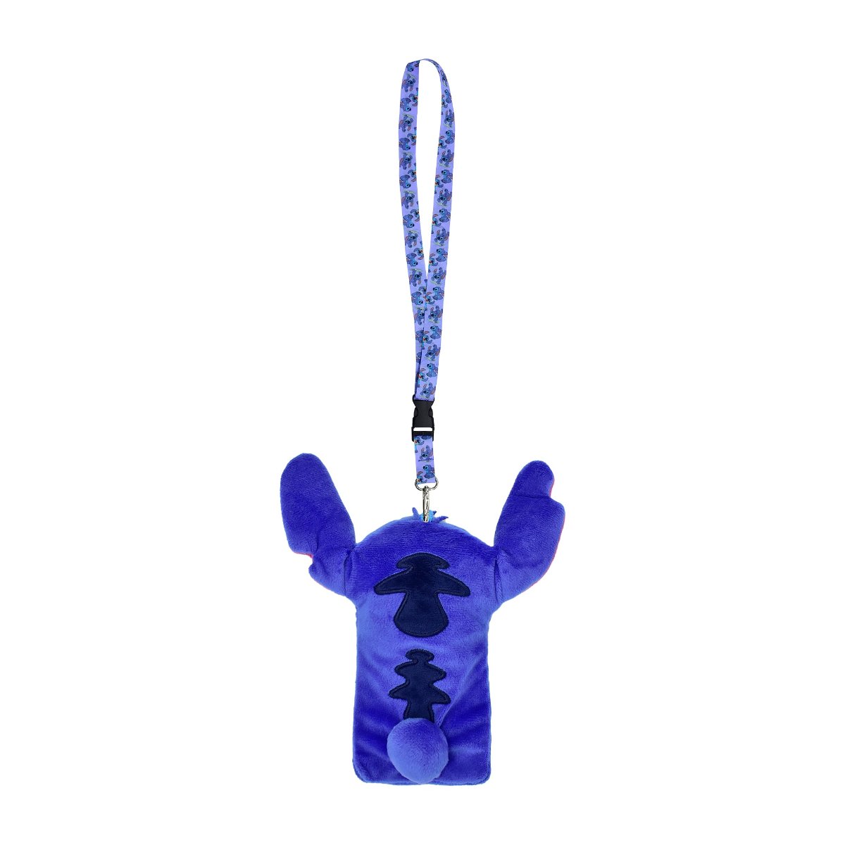 Blue Disney Lanyard and ID Holder features a plush Stitch design with a cheerful expression, making it both a functional and fun accessory. Ideal for holding ID cards, badges, and more, it keeps essentials secure and easily accessible. The lanyard includes a detachable clip, adding versatility for use at work, school, or on the go.