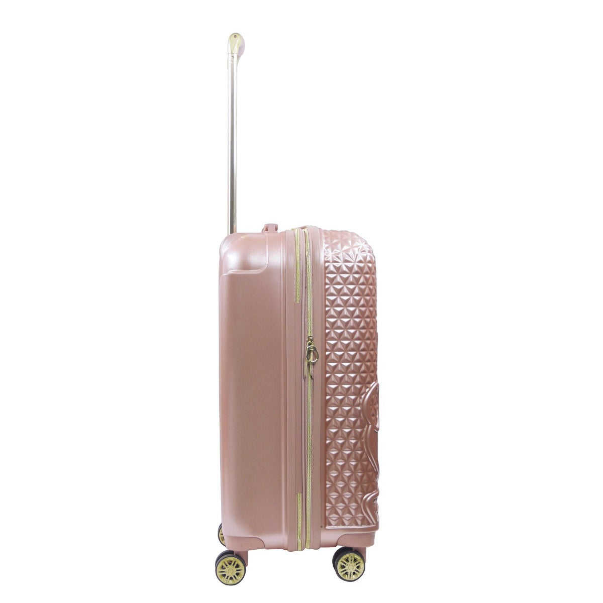 Ful Disney Minnie Mouse 25 inch spinner suitcase rose gold - best hard side suitcase for travel