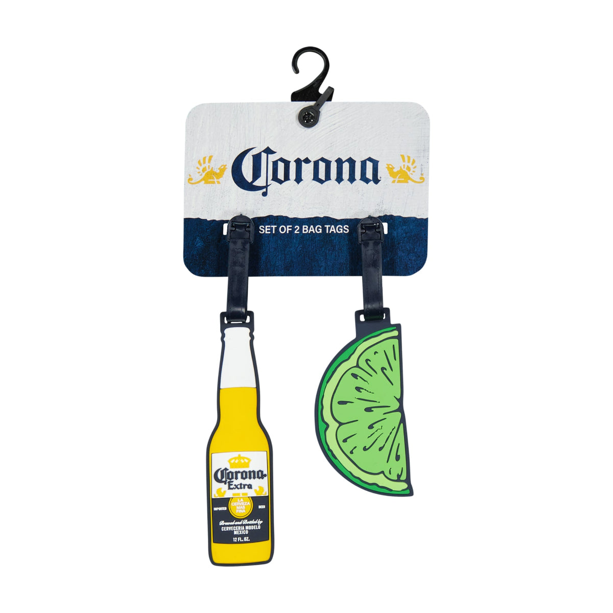 Corona Bottle & Lime Luggage Tags