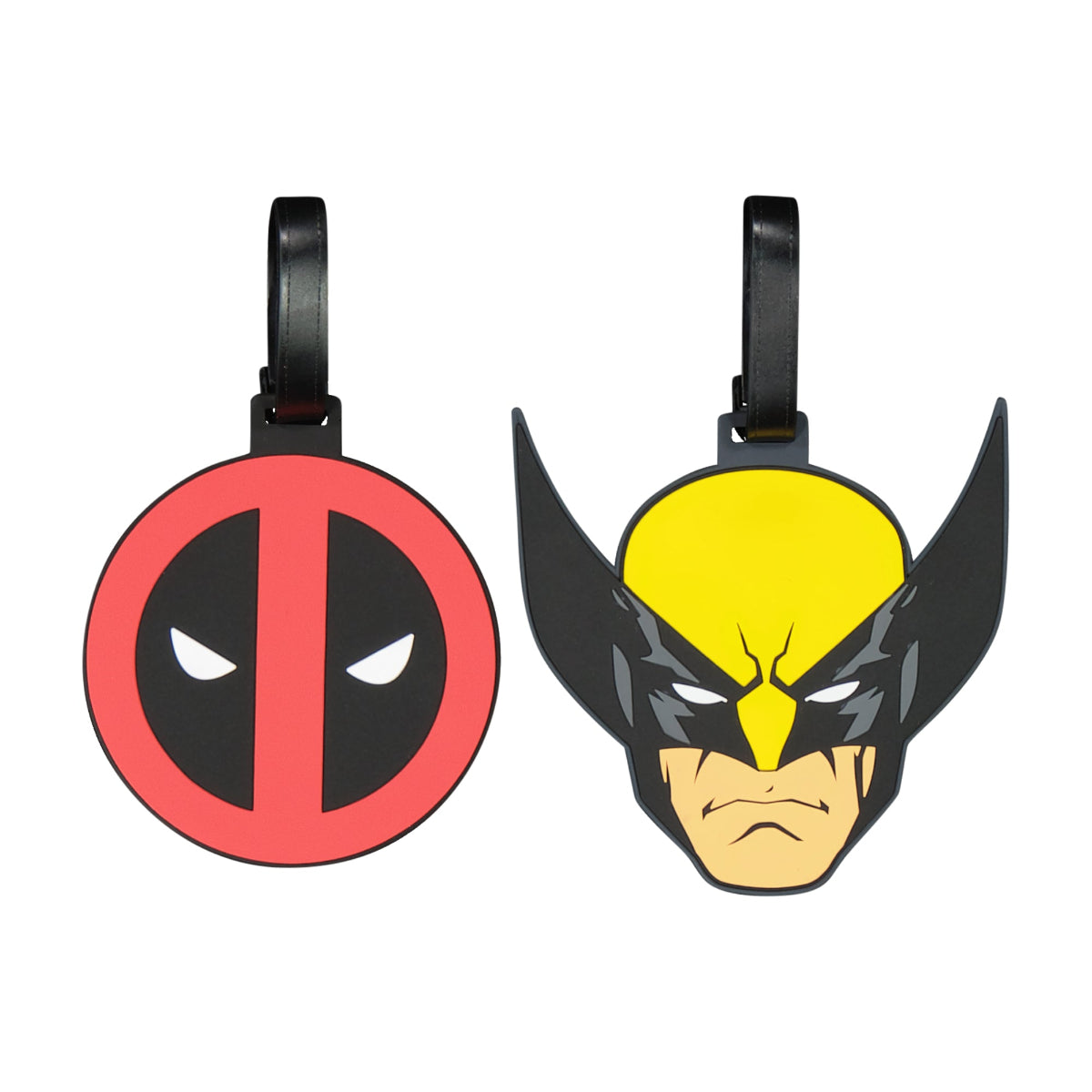 Deadpool & Wolverine 2-Piece Red & Yellow Luggage Tag Set