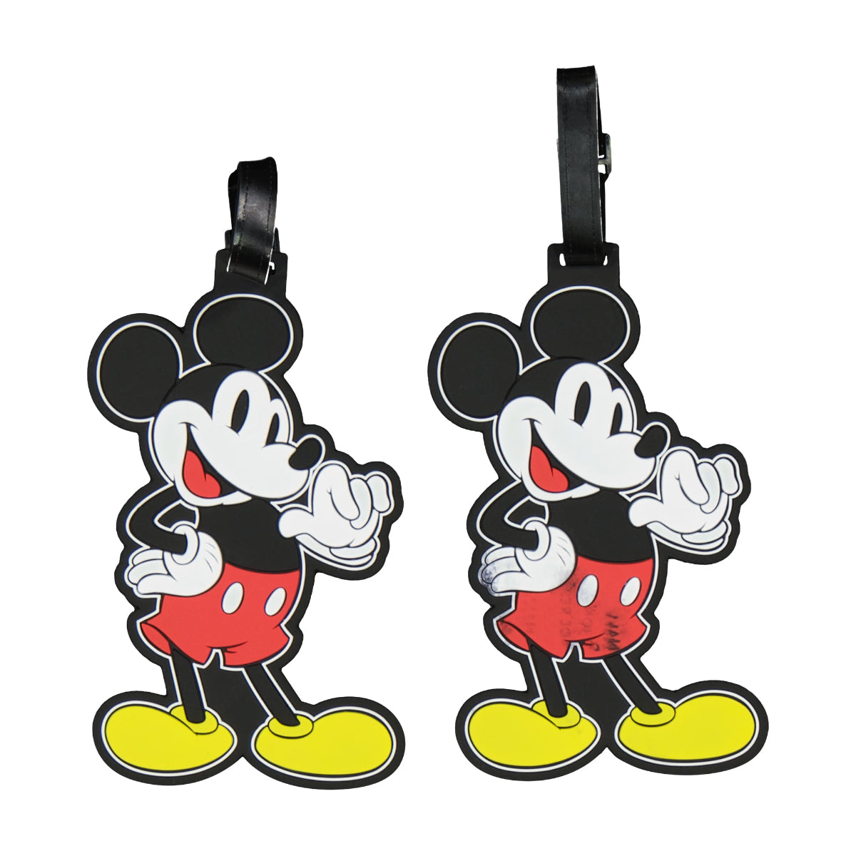 Disney Classic Mickey Mouse 2-Piece Luggage Tag Set