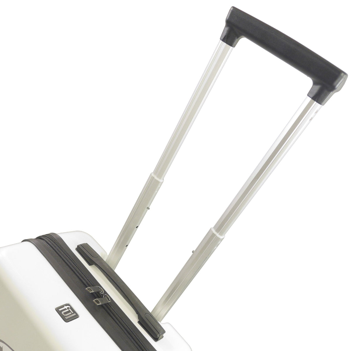 Ready for a spooktacular adventure with this Disney Nightmare Before Christmas Jack 22.5" white carry-on luggage spinner suitcase, a bold statement piece.