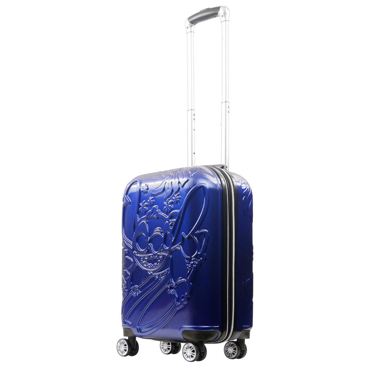 Blue Disney Lilo Stitch Surfing Hardside Spinner Luggage