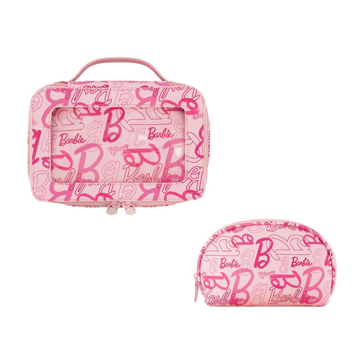 Barbie cosmetic set and pink travel case on sale