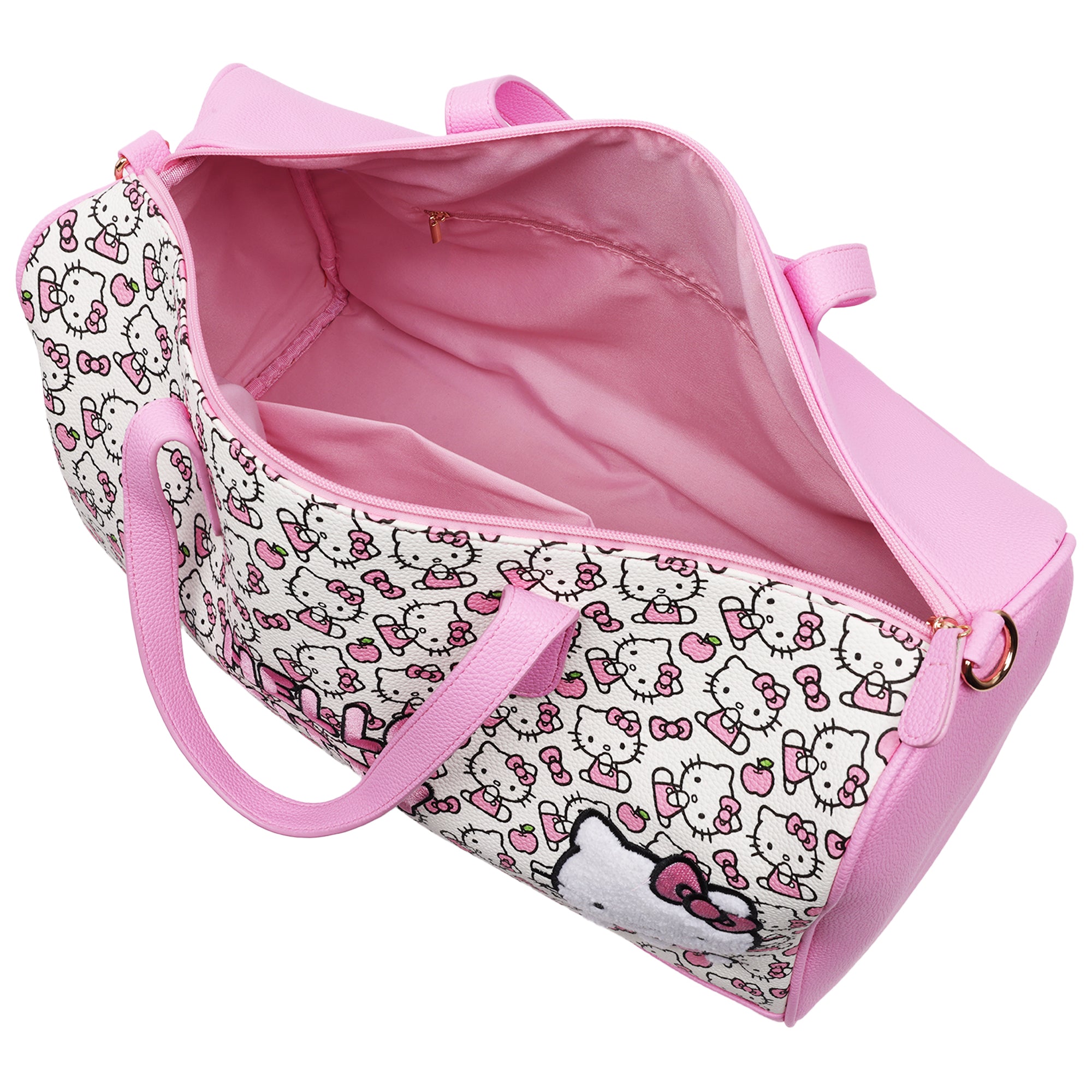 Ful Sanrio Hello Kitty Pink & White Weekender Duffel Bag