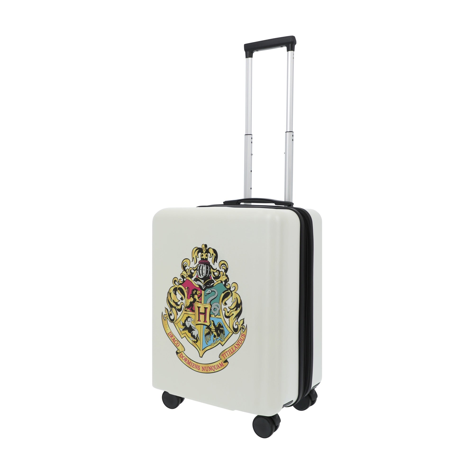 White WB harry potter 22.5" carry-on spinner suitcase luggage by Ful