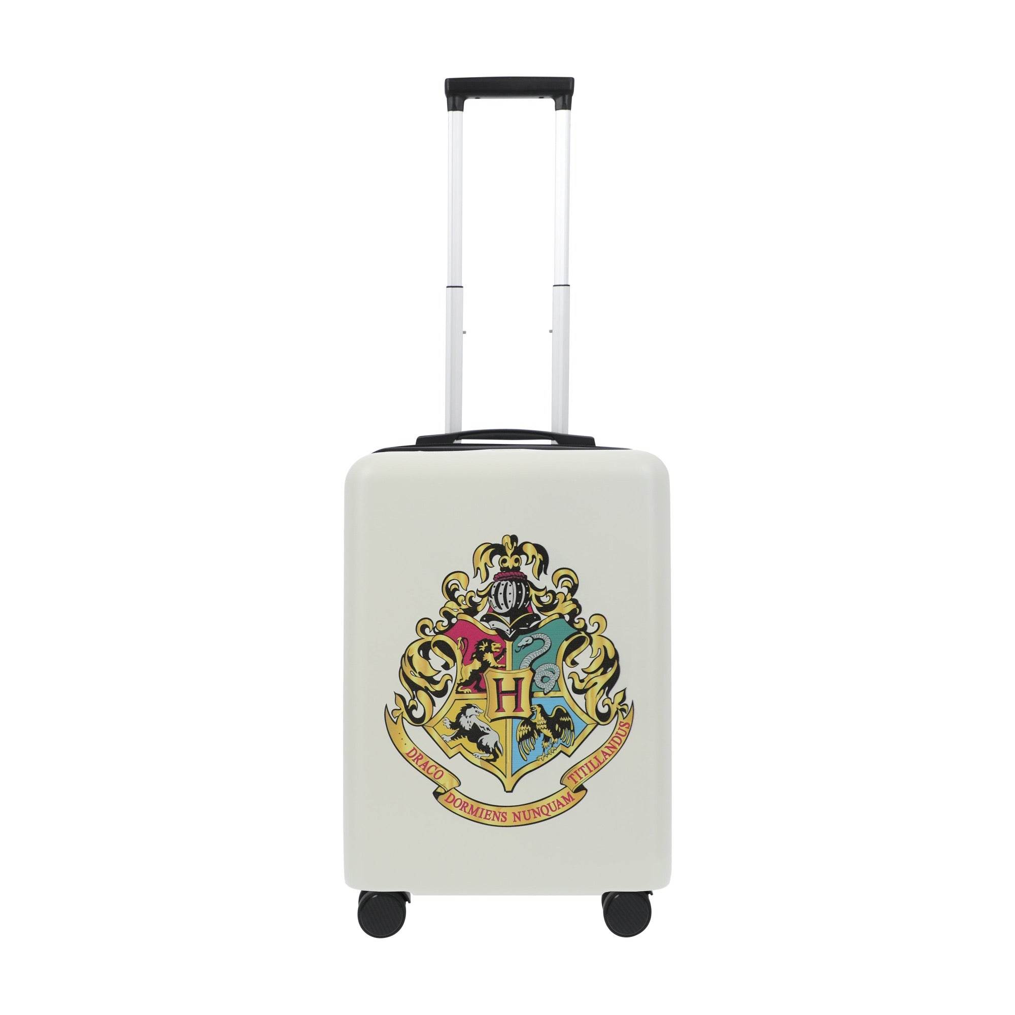 White WB harry potter 22.5" carry-on spinner suitcase luggage by Ful