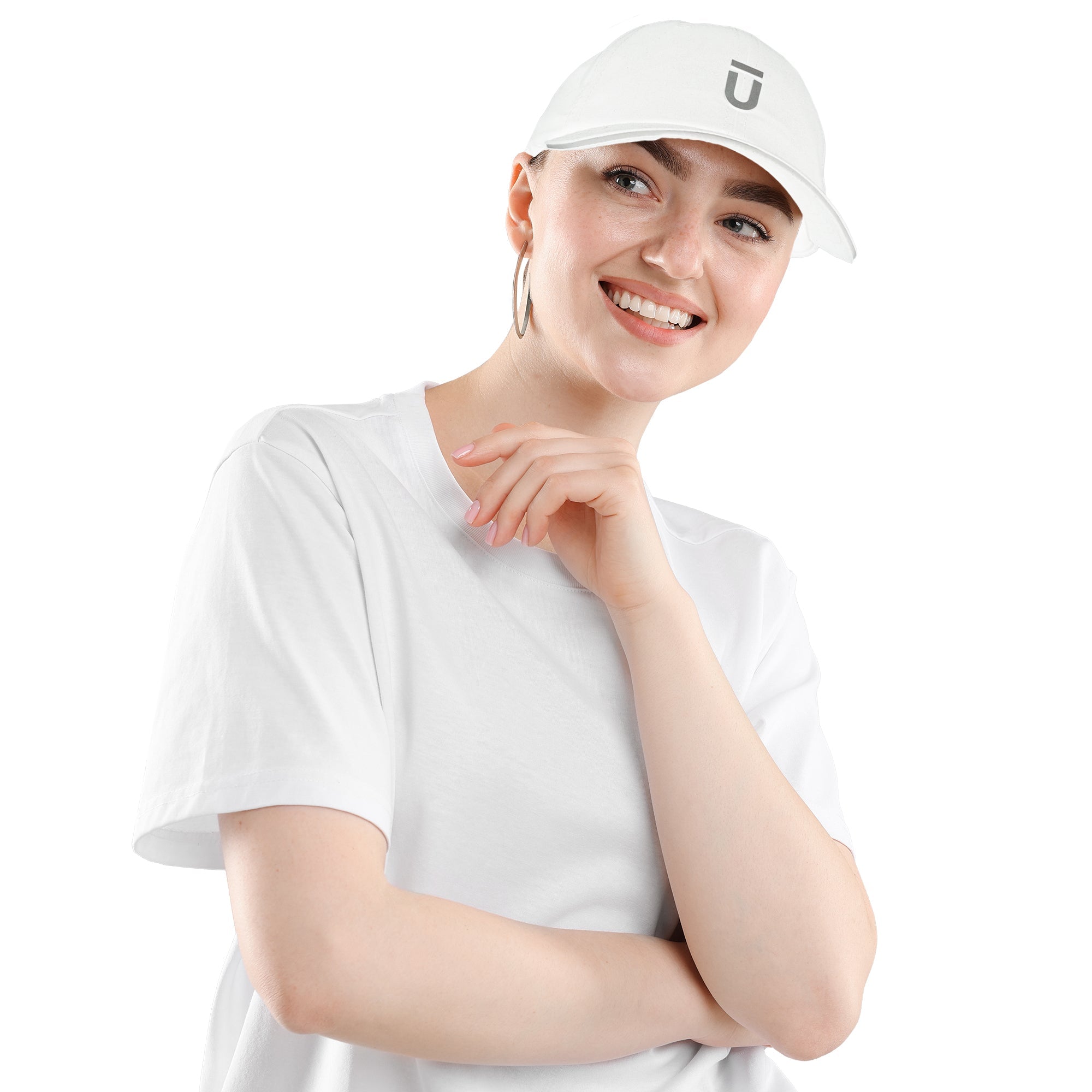 FŪL Elastic Bungee Cap with Reflective Sandwich Visor