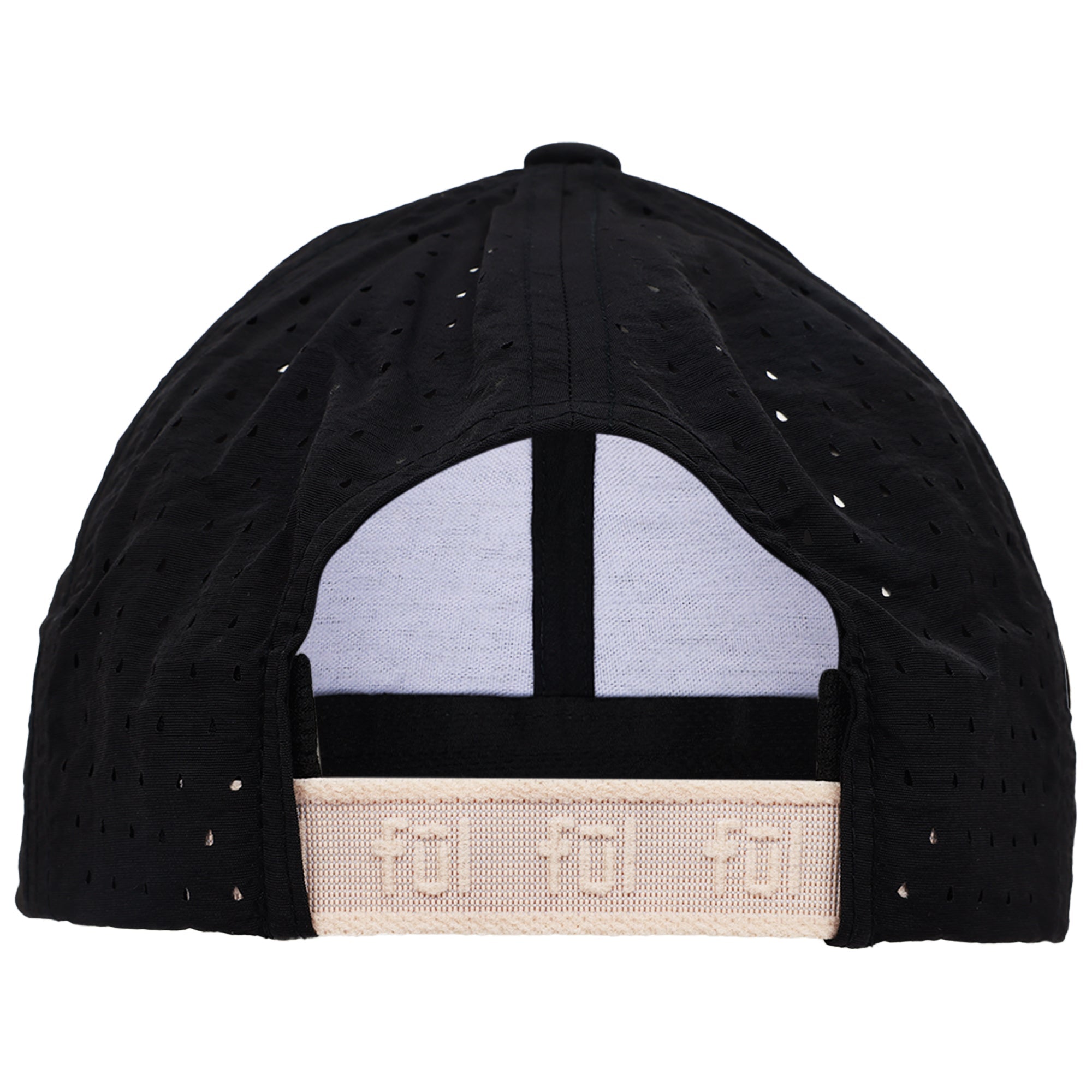 FŪL Perforated Nylon Cap with 3D Rubber Logo and Elastic Logo Backstrap