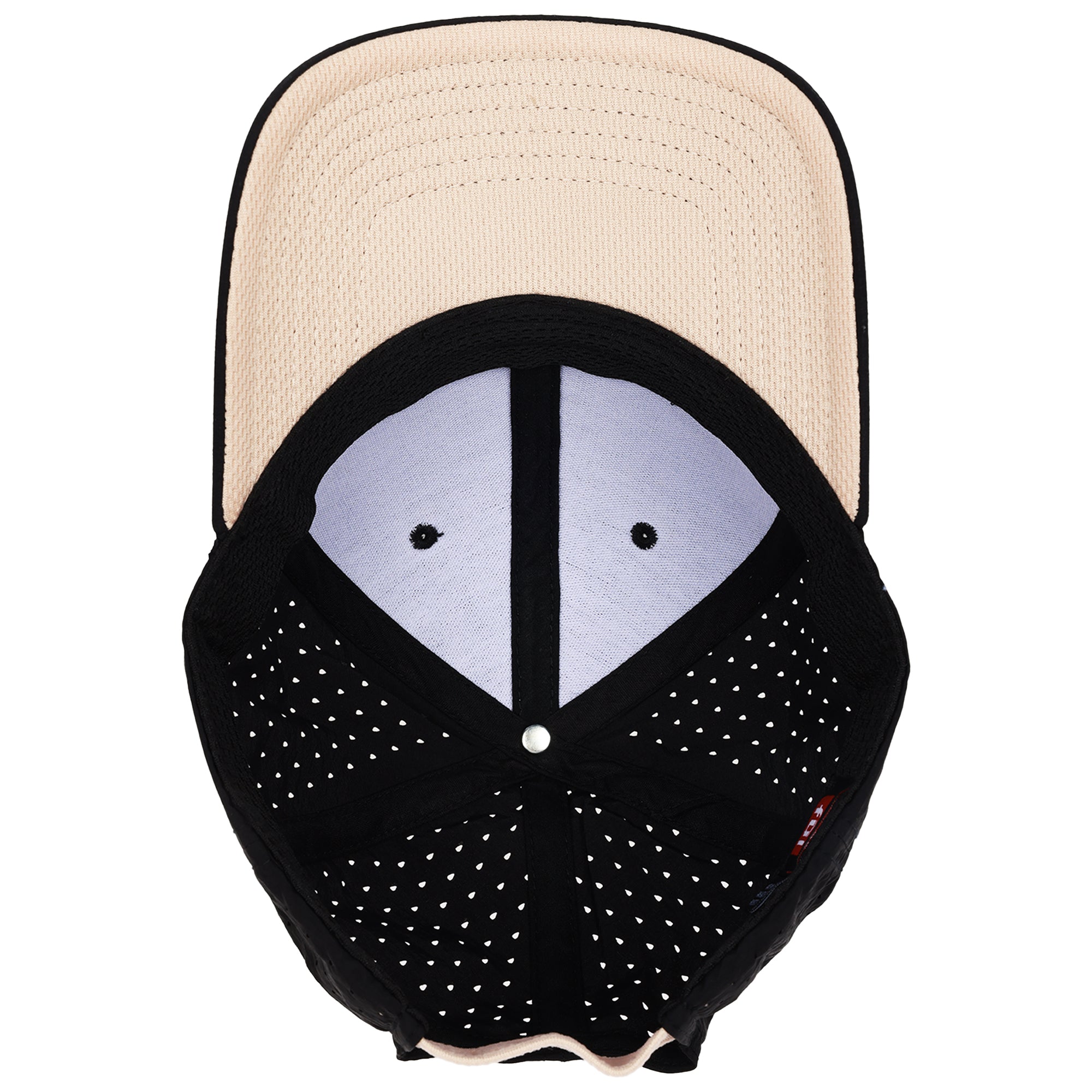 FŪL Perforated Nylon Cap with 3D Rubber Logo and Elastic Logo Backstrap