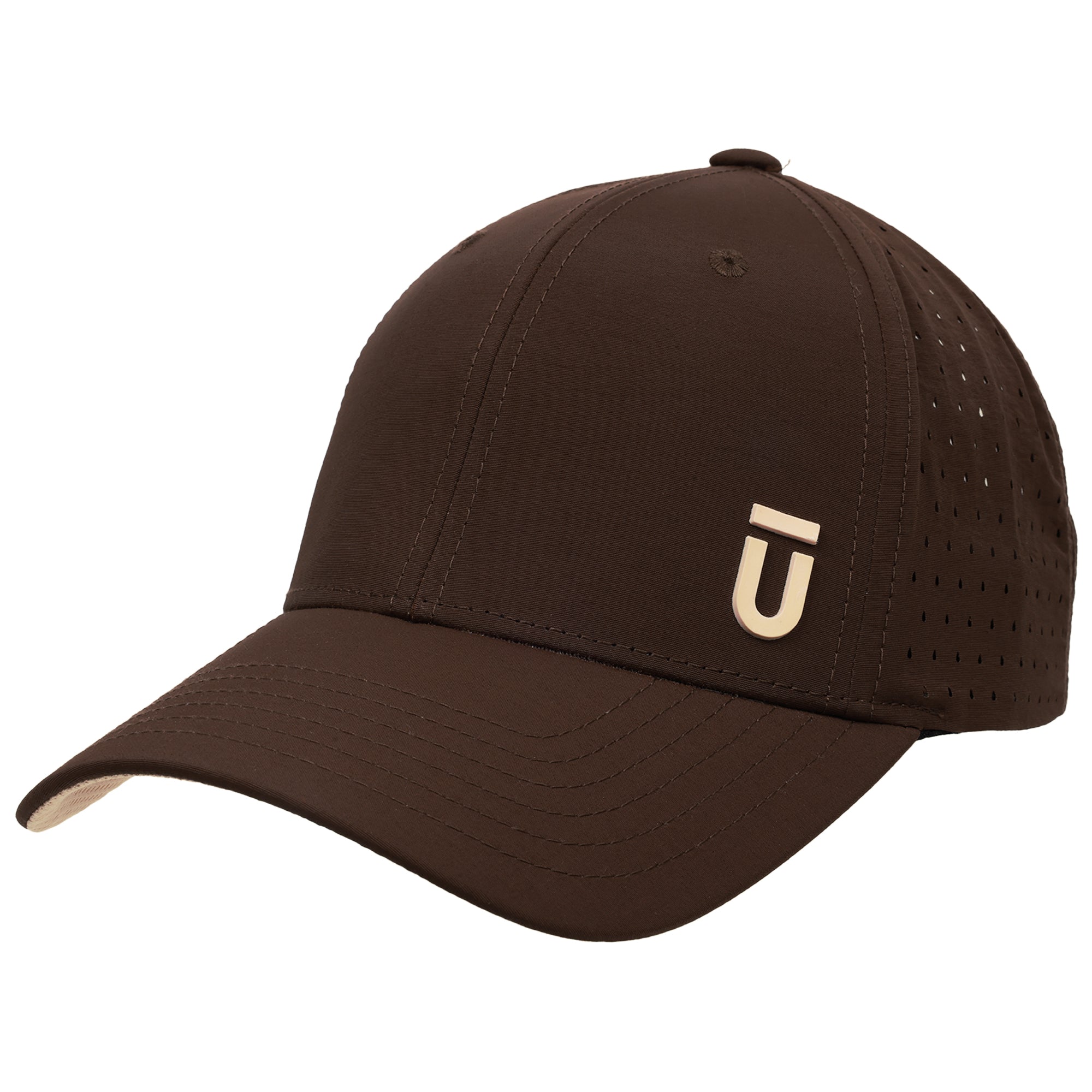 FŪl Perforated Nylon Cap With 3d Rubber Logo And Elastic Logo Backstra 