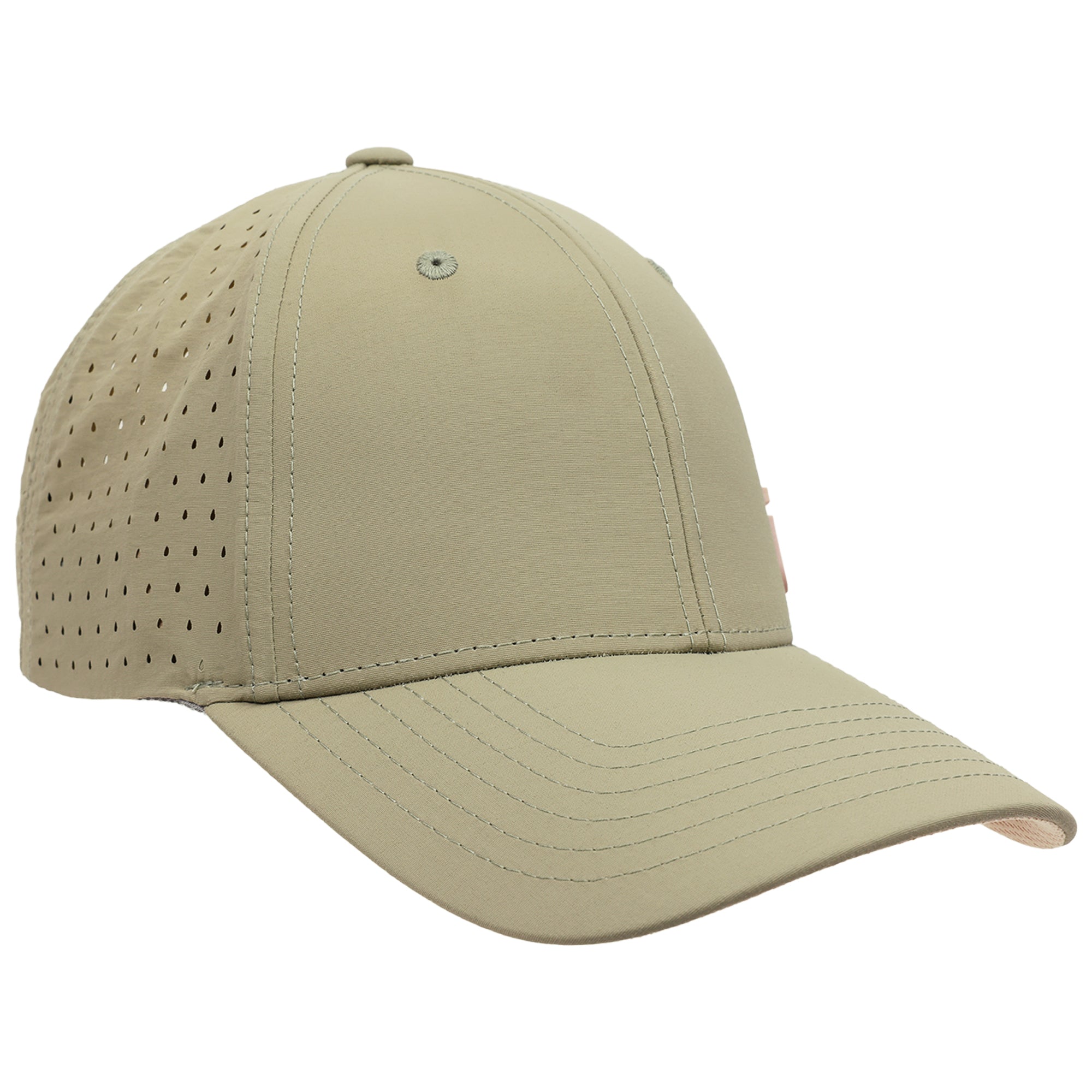 FŪL Perforated Nylon Cap with 3D Rubber Logo and Elastic Logo Backstrap