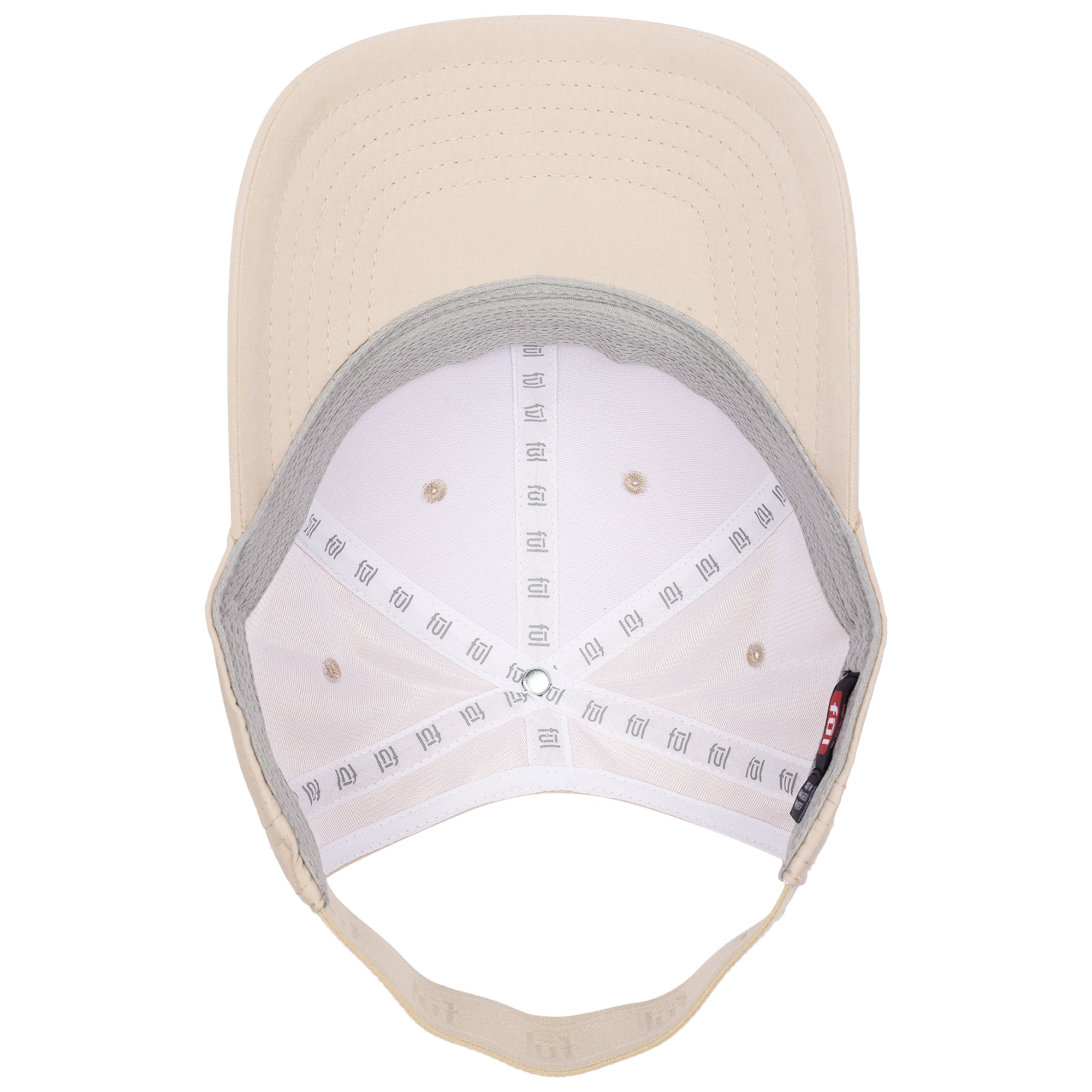 FŪL Soft Constructed Backless Cap with Elastic Logo Backstrap