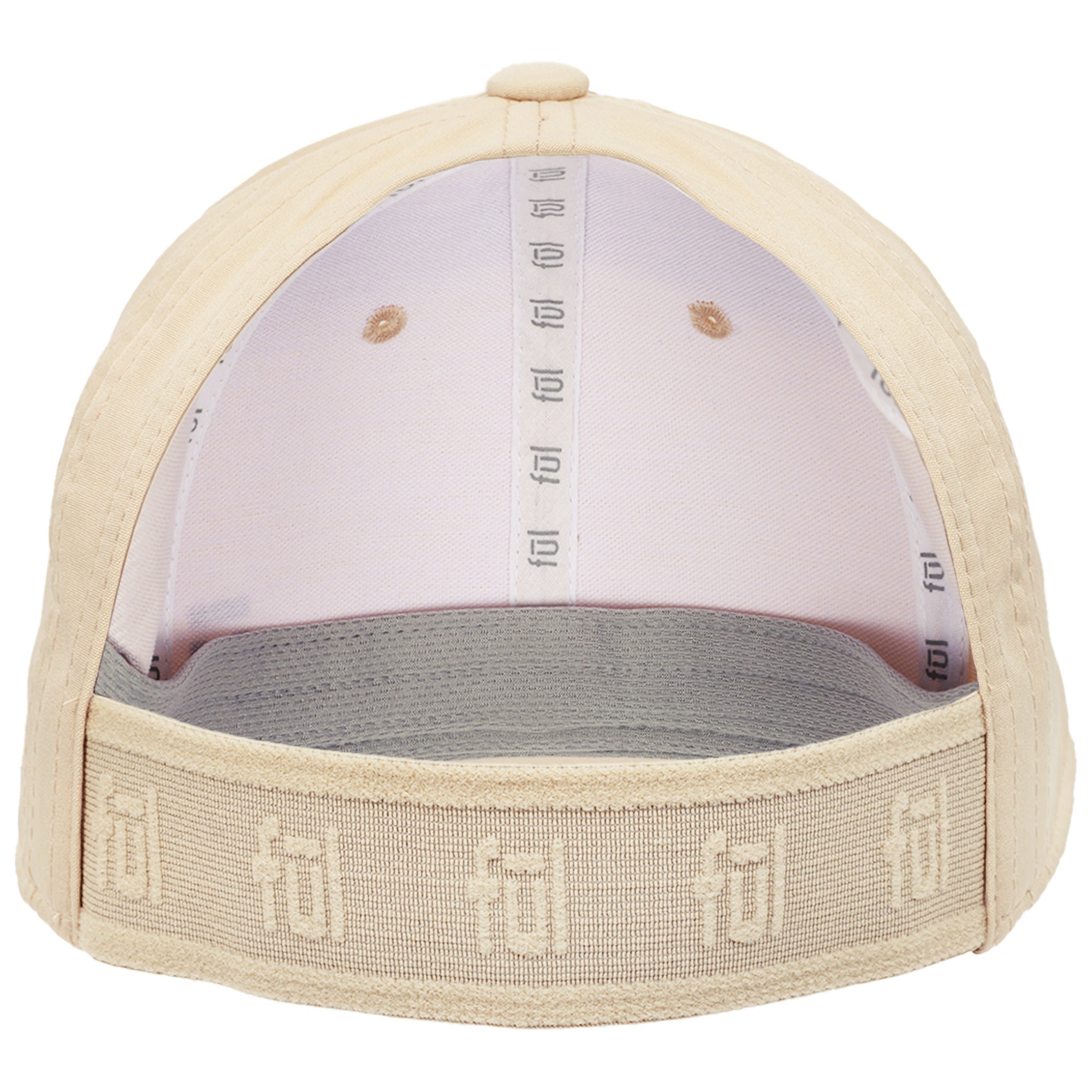 FŪL Soft Constructed Backless Cap with Elastic Logo Backstrap