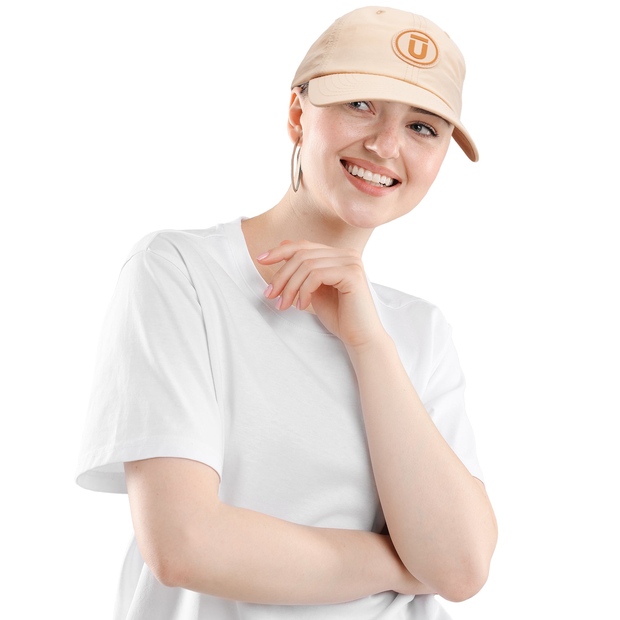 FŪL Rubber Patch Nylon Cap with Rubber Tab hook and loop Backstrap