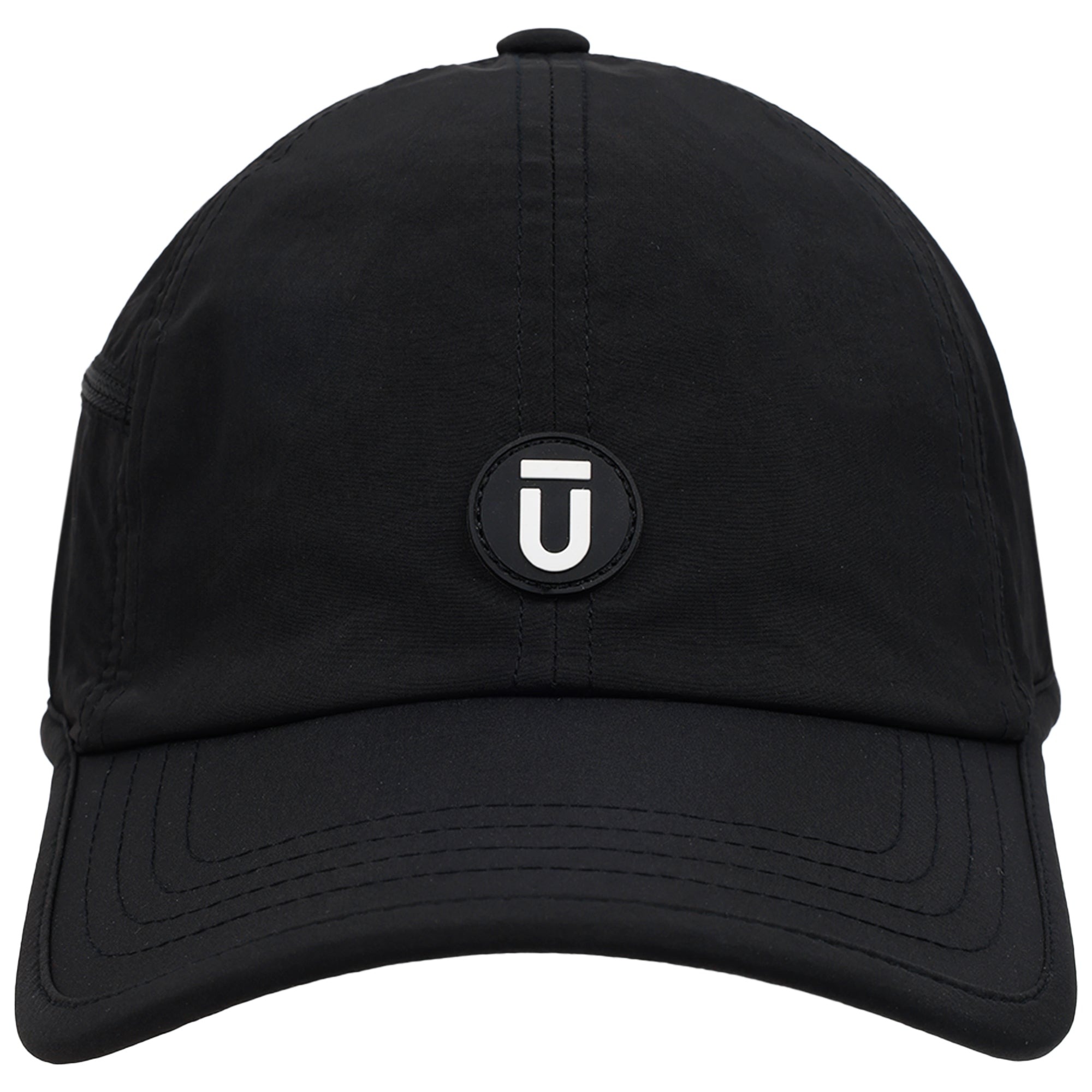 FŪL Contrast Binding Nylon Cap with Rubber Patch and Elastic Bungee