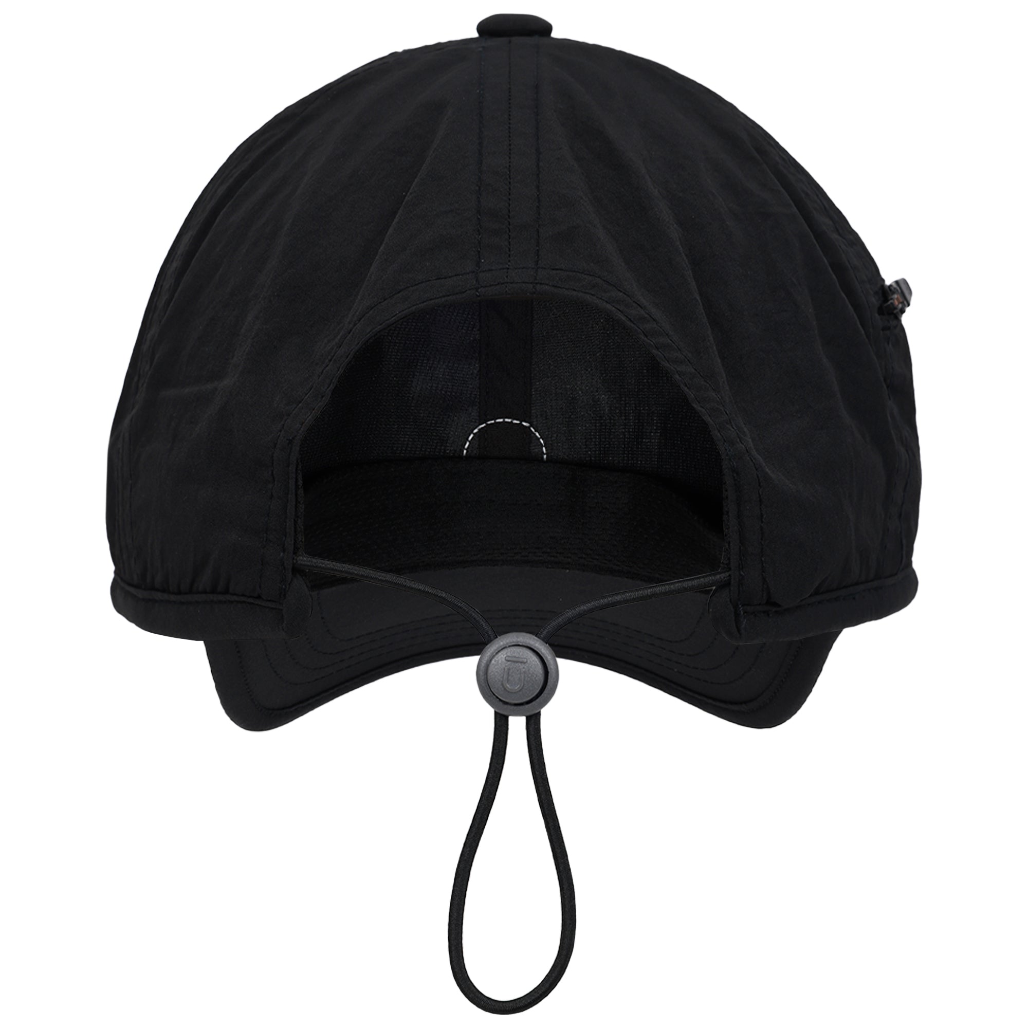 FŪL Contrast Binding Nylon Cap with Rubber Patch and Elastic Bungee