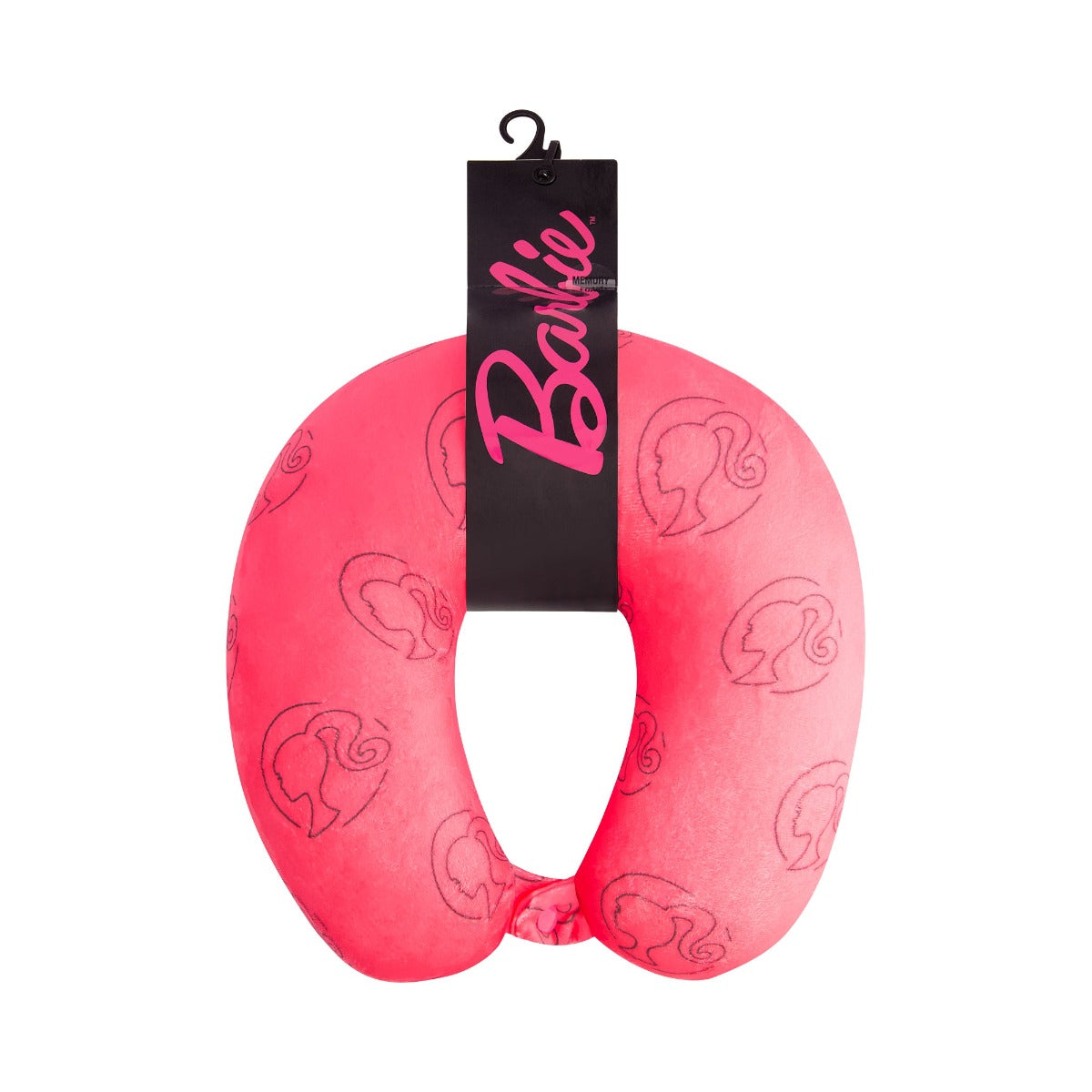 Pink Ful Mattel Barbie profile memory foam neck pillow for traveling
