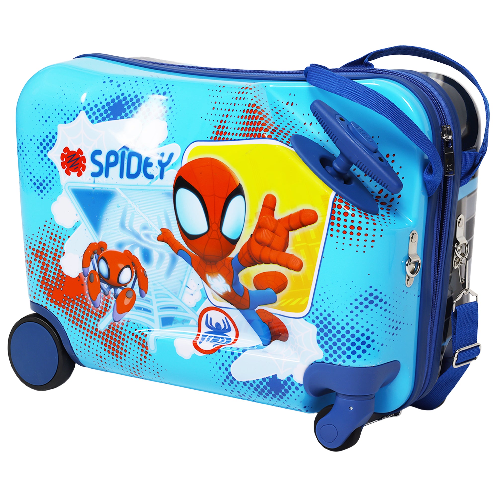 Marvel Spidey and His Amazing Friends FŪL Kids’ 14-Inch Ride-On Hardside Luggage