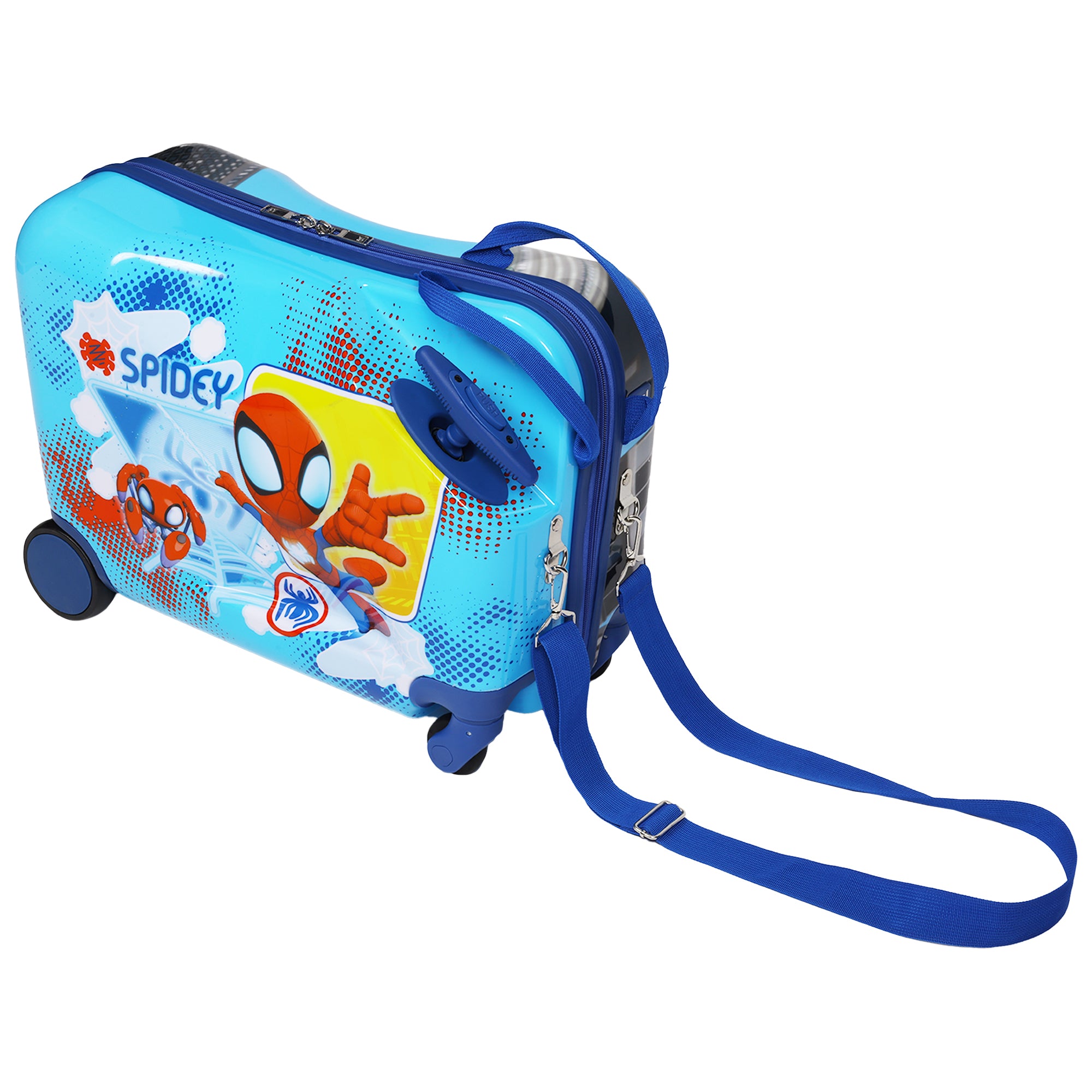 Marvel Spidey and His Amazing Friends FŪL Kids’ 14-Inch Ride-On Hardside Luggage