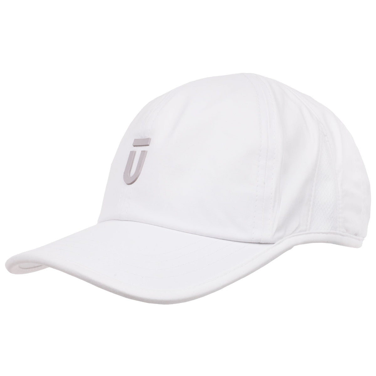 Ful All White Performance Cap with Ful logo, adjustable bungee strap and breathable mesh panels