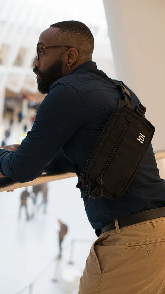 Ful Black Scout fanny pack waist belt bag Tactics Collection