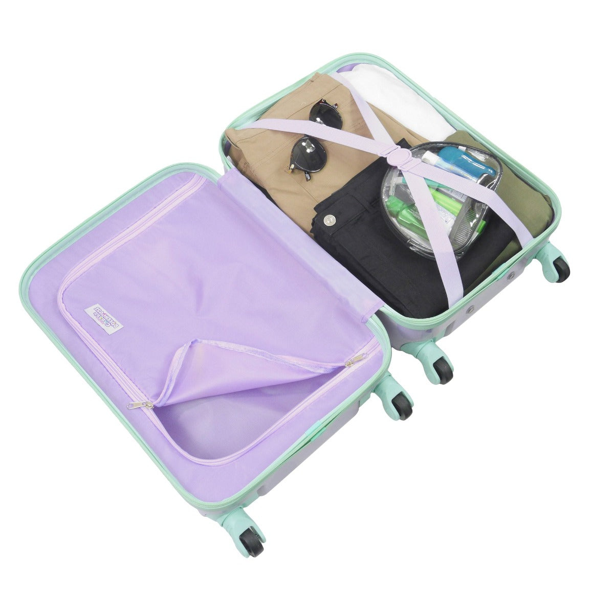 Gabby's Dollhouse 21" hardside spinner luggage - best kids carry on suitcase for travelling