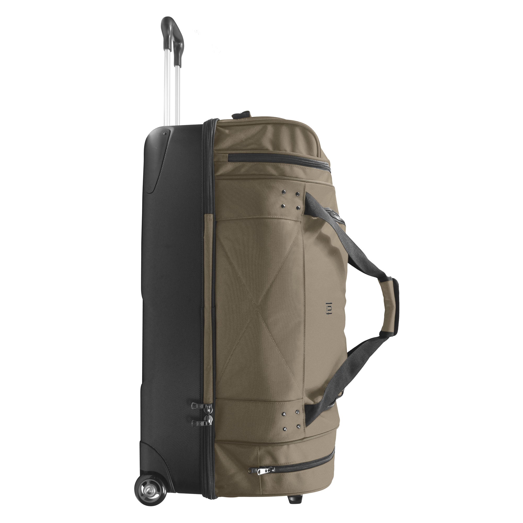 Workhorse 30" Split Level Khaki FŪL Rolling Duffle Bag