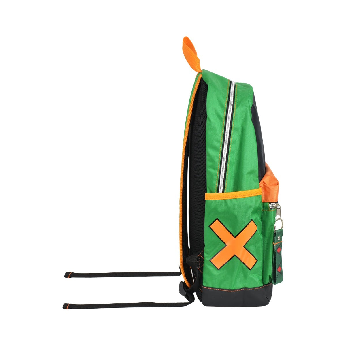 Green Hunter X Hunter Gon Pro Hunter backpack - best school backpacks for kids and adults