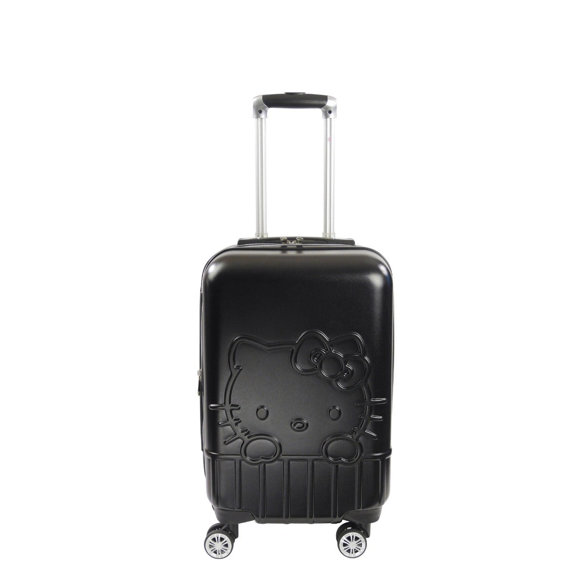 Hello Kitty Ful 21" hard sided spinner rolling carry on kids luggage suitcase black