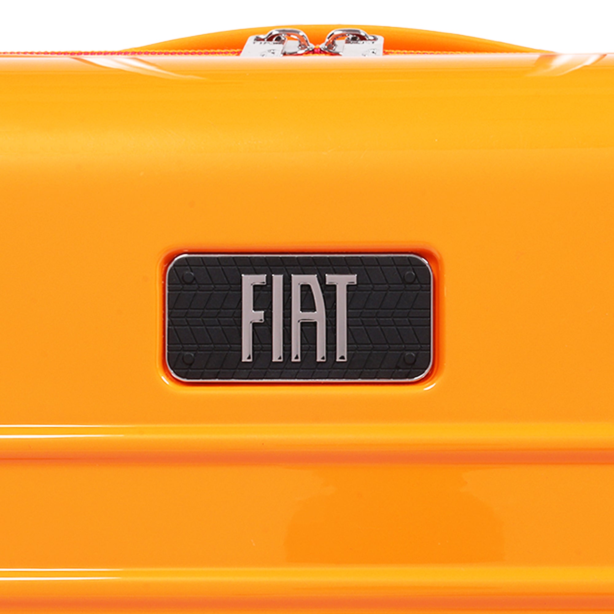 Fiat 500 x FUL 26.5" Expandable Hardside Spinner Luggage, Orange
