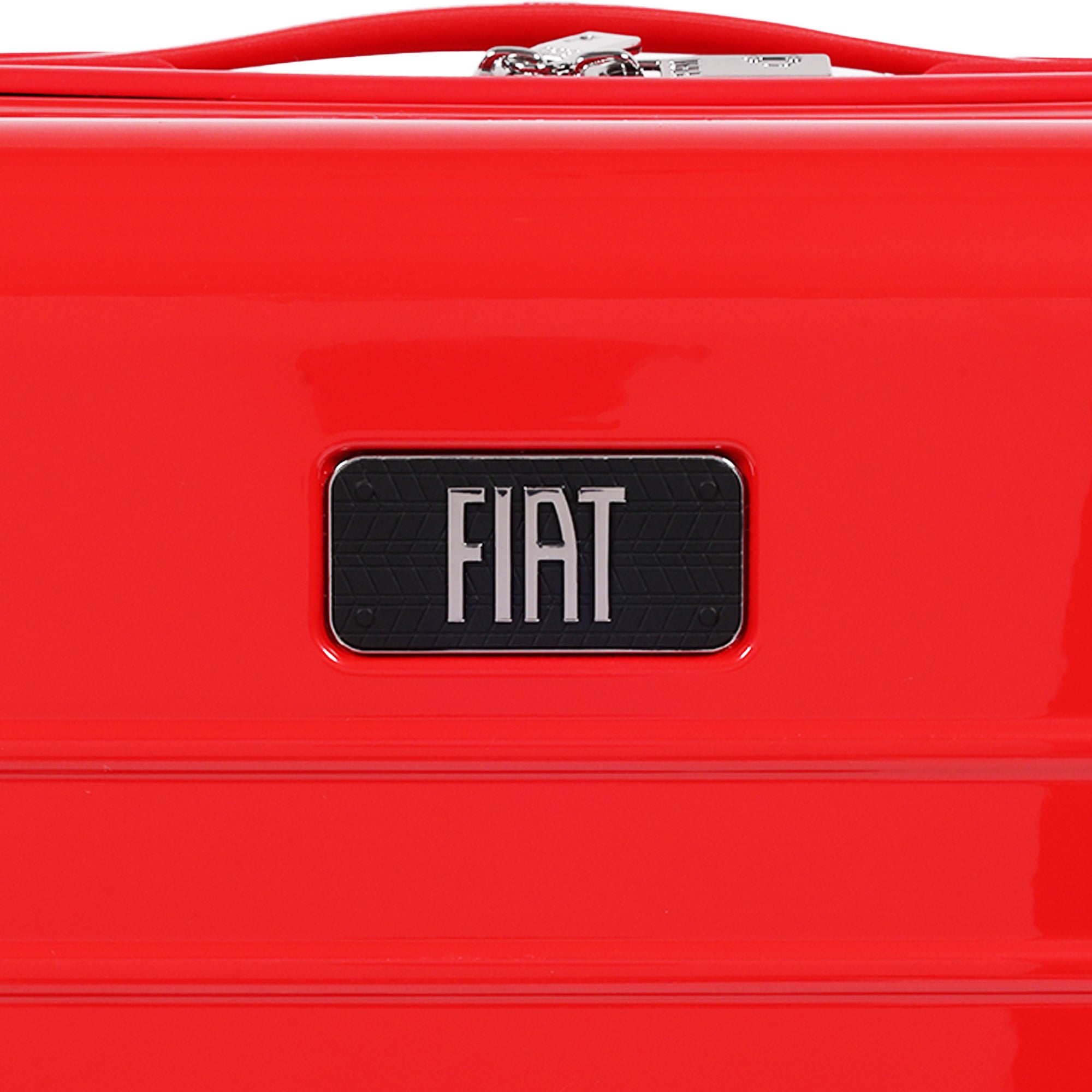 Fiat 500 x FUL 3-Piece Expandable Hardside Spinner Luggage Set – 22", 26.5", 31.5", Red