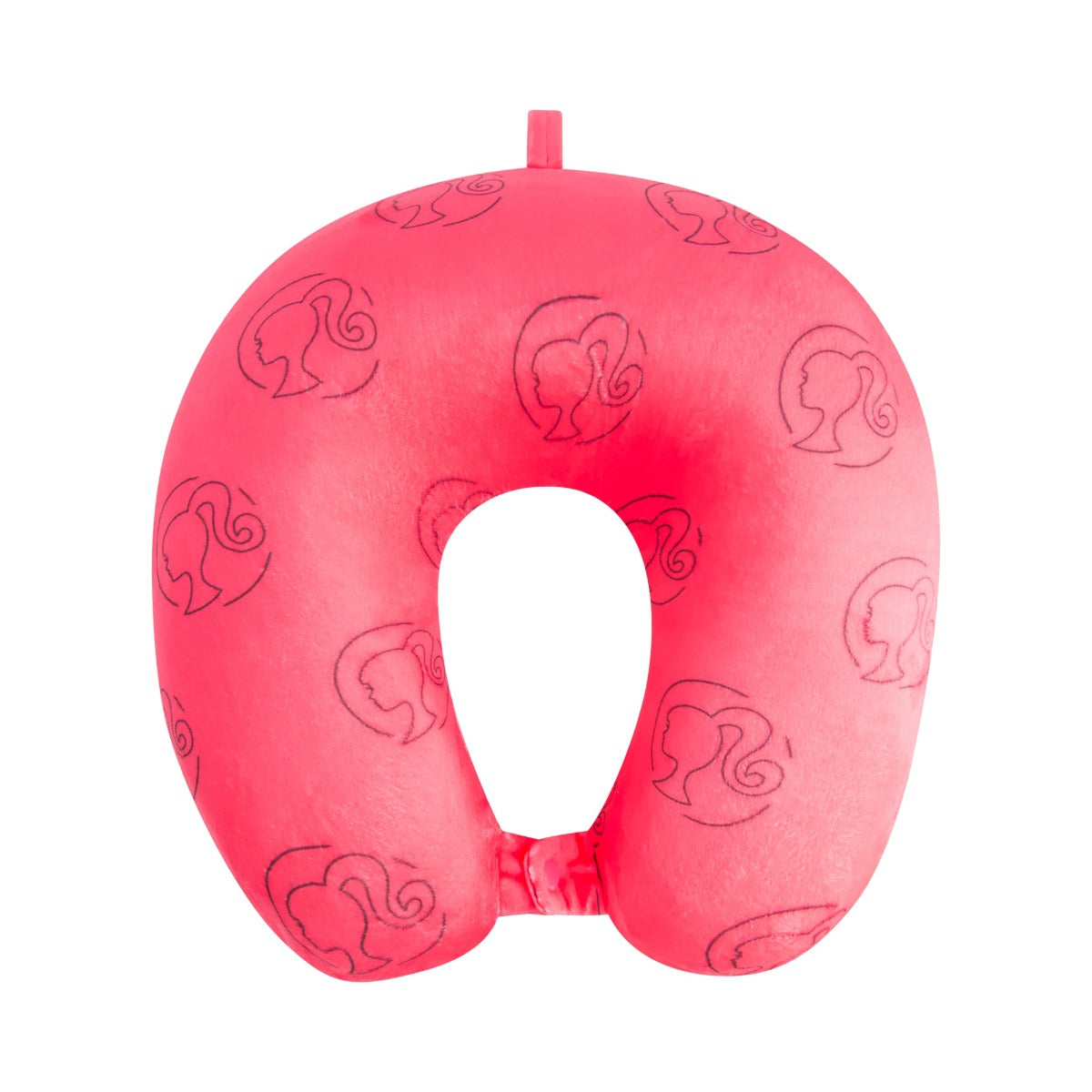 Pink Mattel Barbie profile soft memory foam travel pillow
