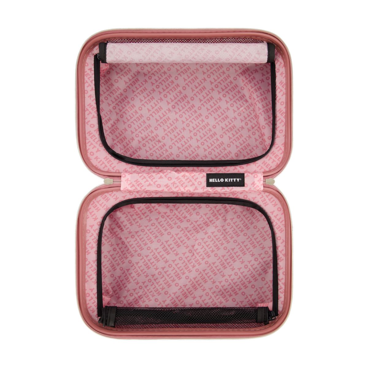 Sanrio Hello Kitty - Pink Ful Molded Train Case with Straps