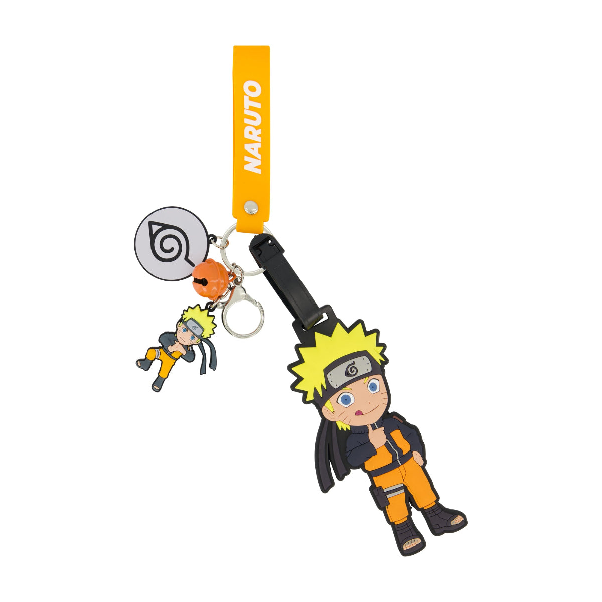 Naruto Shippuden Orange Luggage Tag & Lanyard Set