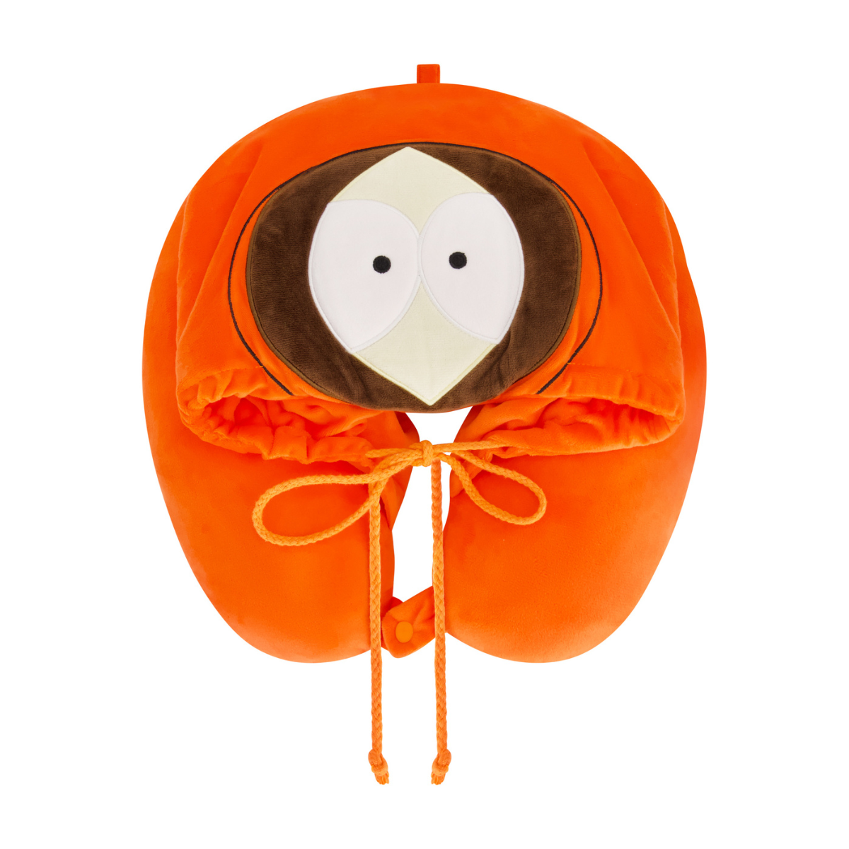 Orange South Park Kenny Hooded Travel Neck Pillow