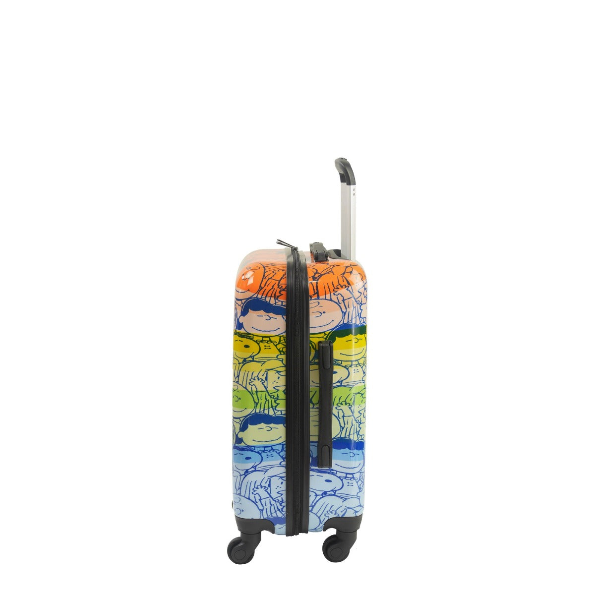 Peanuts rainbow 21" carry on hardside spinner suitcase - best luggage for travel