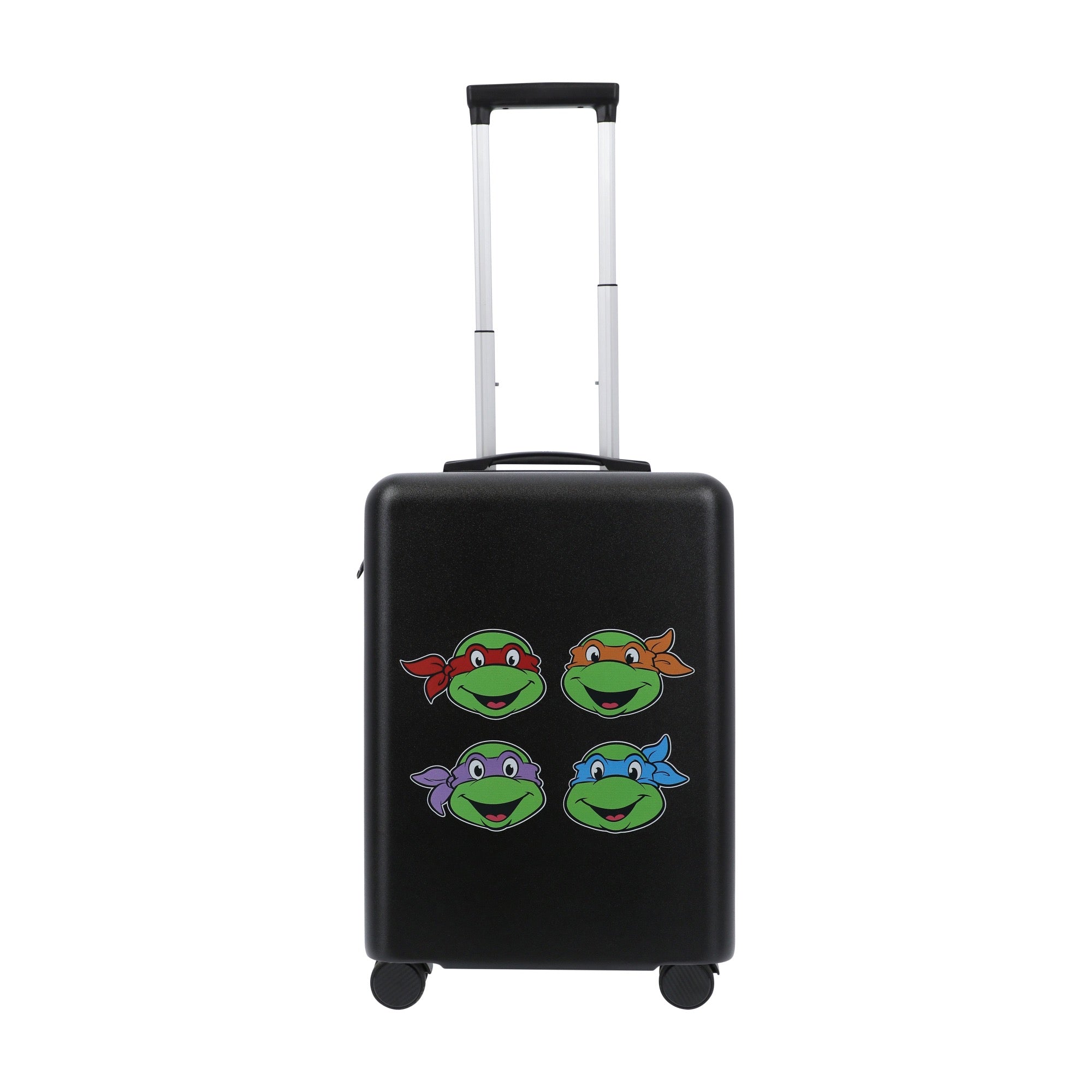 Black paramount TMNT 22.5" carry-on spinner suitcase luggage by Ful