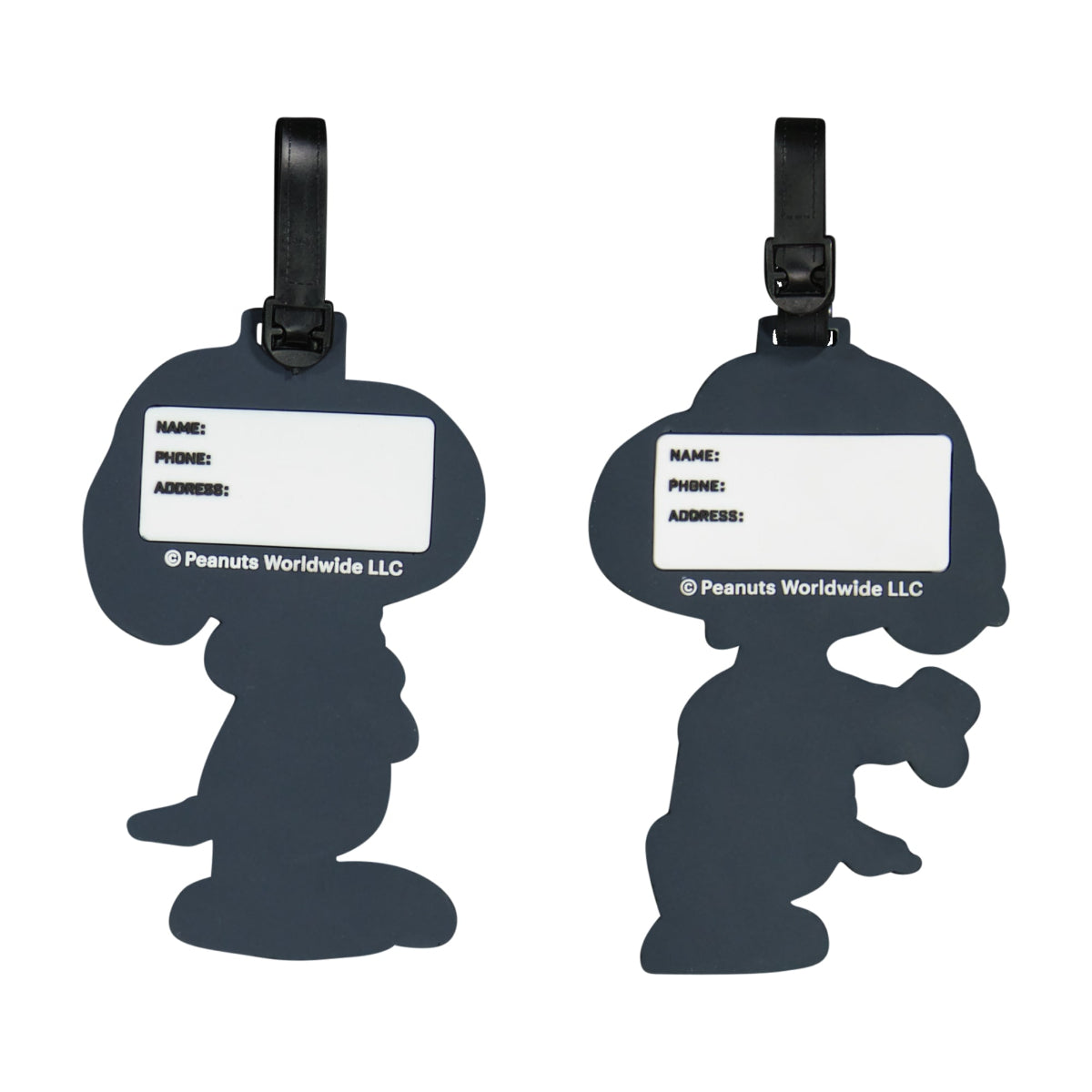 Peanuts Snoopy Luggage Tags 2-Piece Set