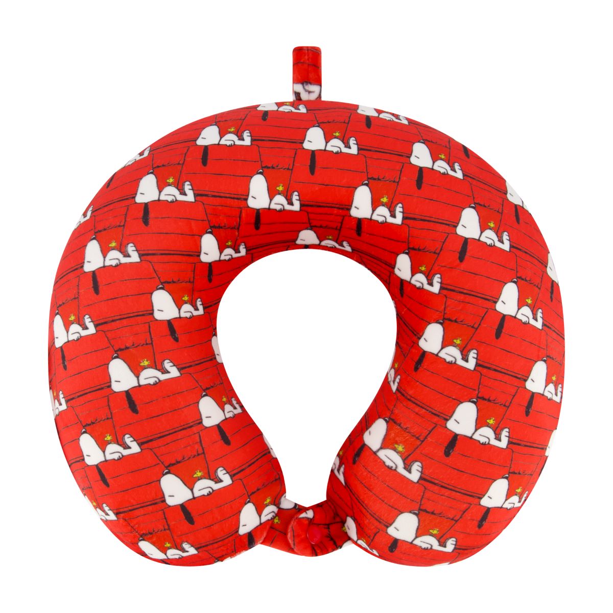 Peanuts Snoopy Dog House Memory Foam Red Travel Neck Pillow