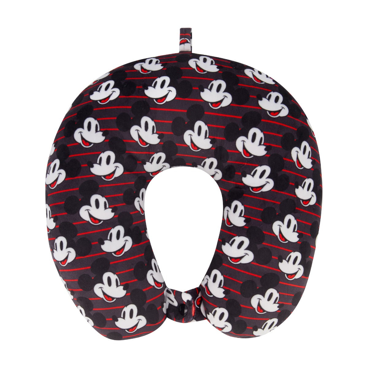 Disney mickey mouse neck pillow red black white - best wrap travel pillow for kids and adults