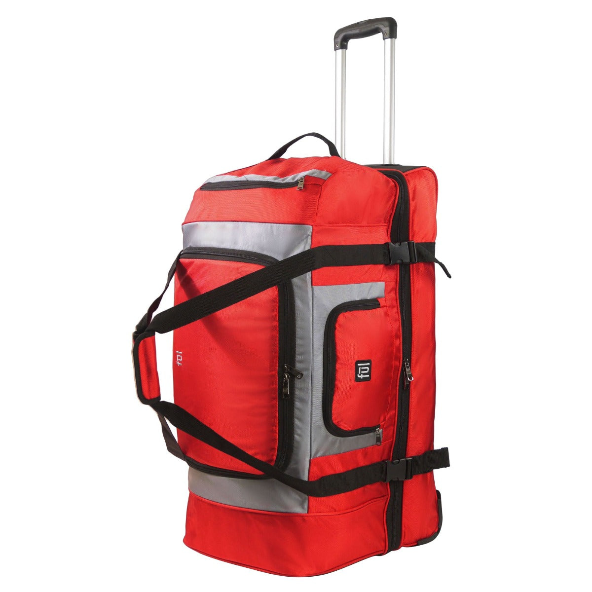 Rig Series 30 Split Level F L Red Rolling Duffle Bag