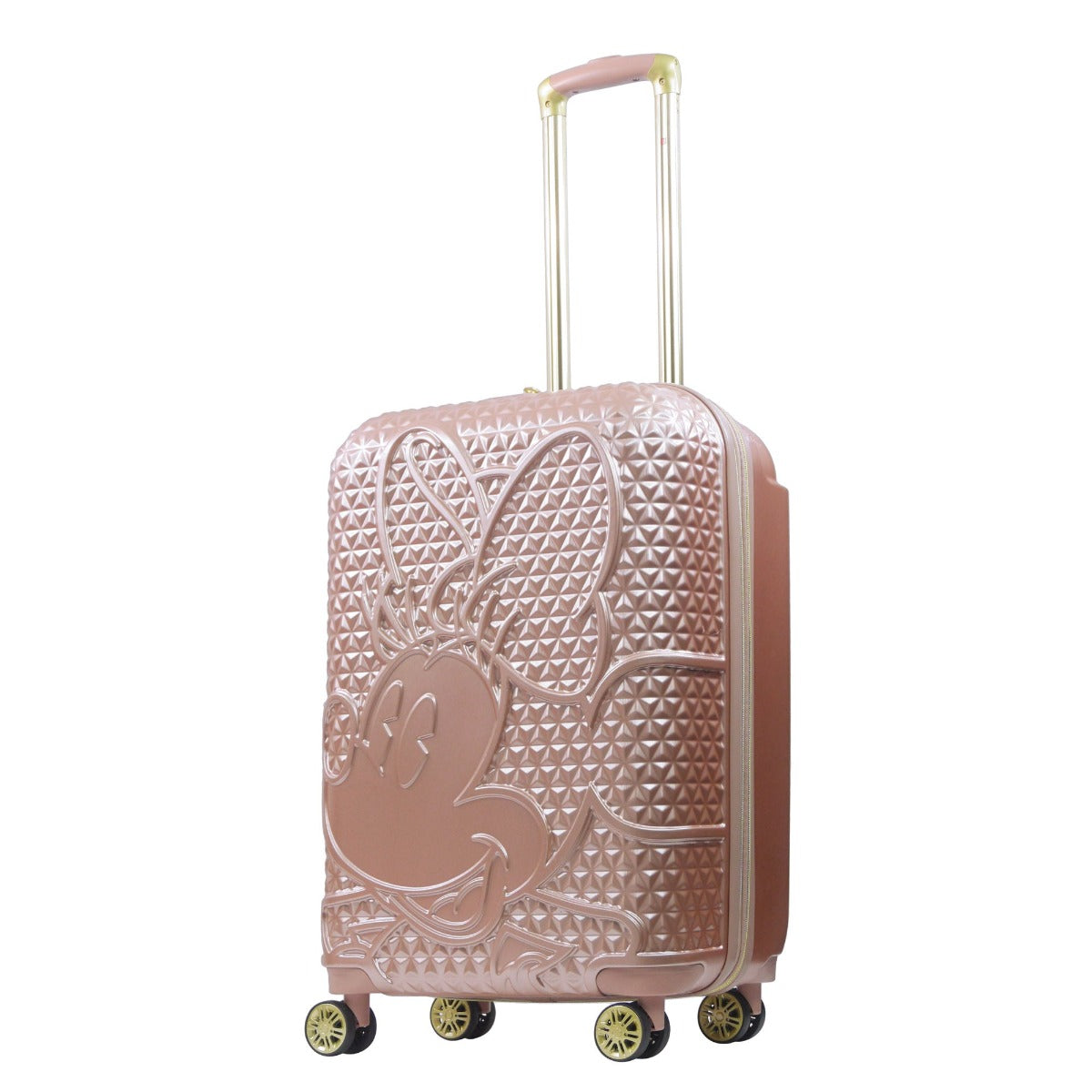 Disney Minnie Mouse FŪL 25 Luggage Spinner Rose Gold