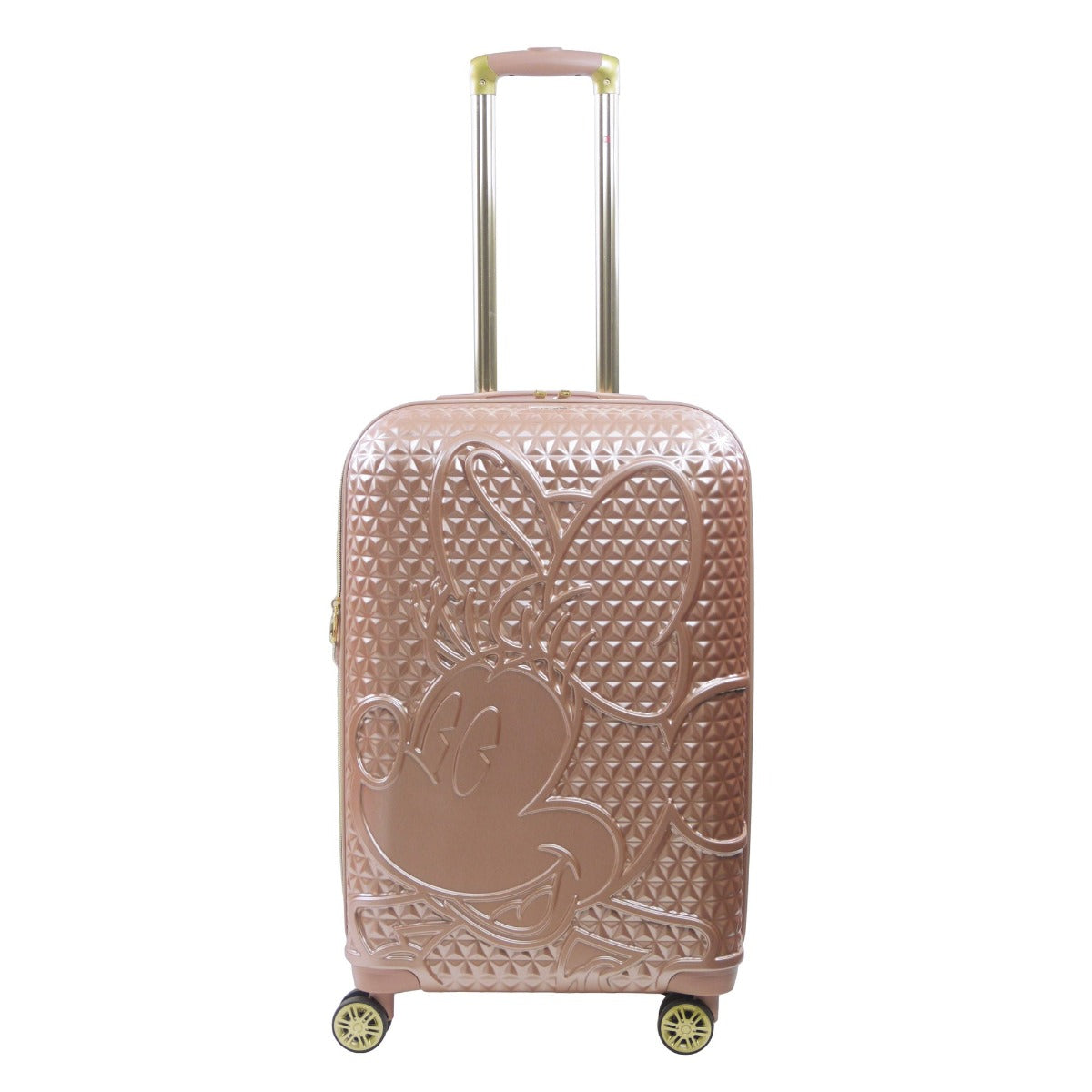 Ful Disney Minnie Mouse 25" luggage spinner rose gold - best hardshell suitcase for traveling
