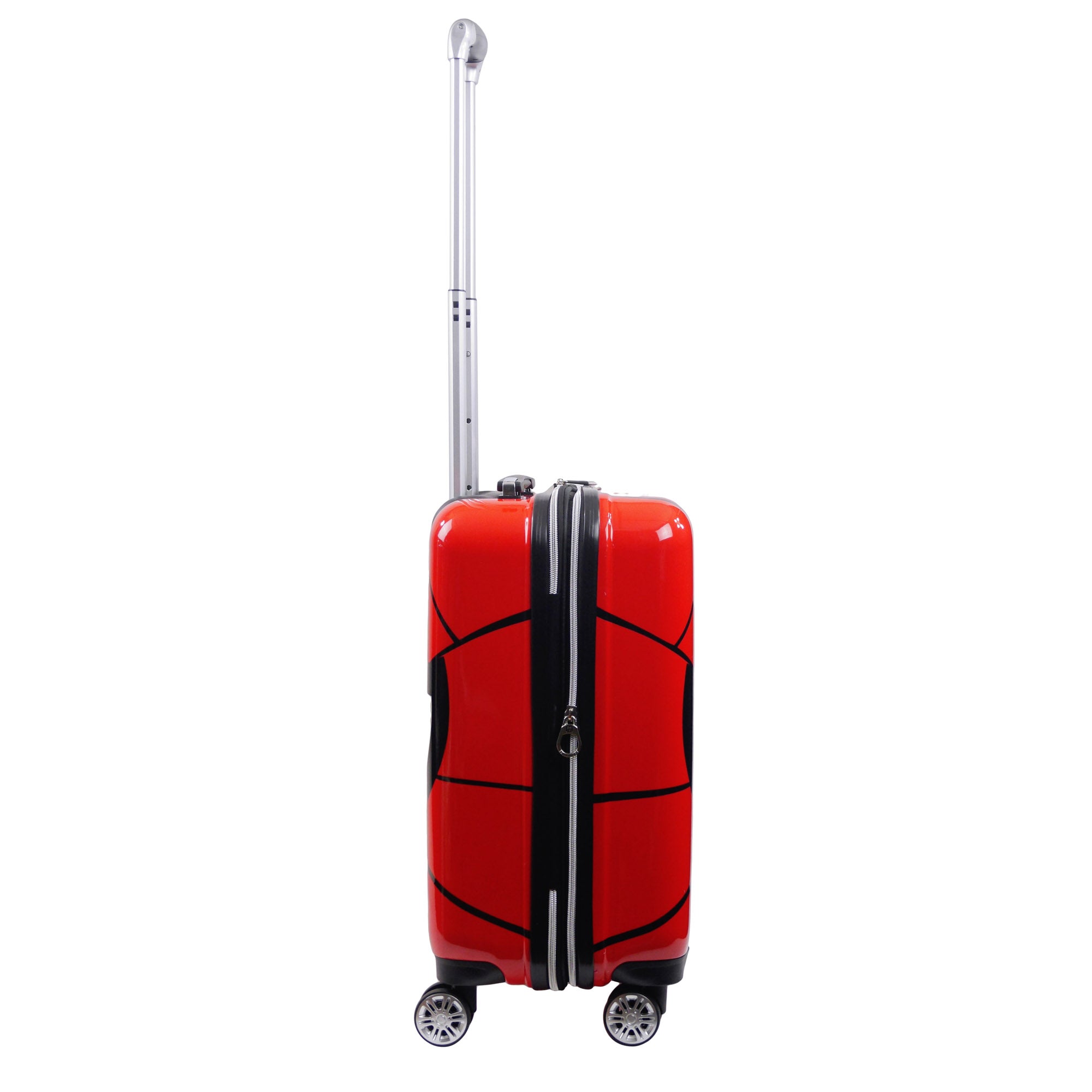 Marvel Spiderman Mask FŪL 21" Hard Rolling carry-on suitcase Luggage Red - best spinner suitcase for traveling