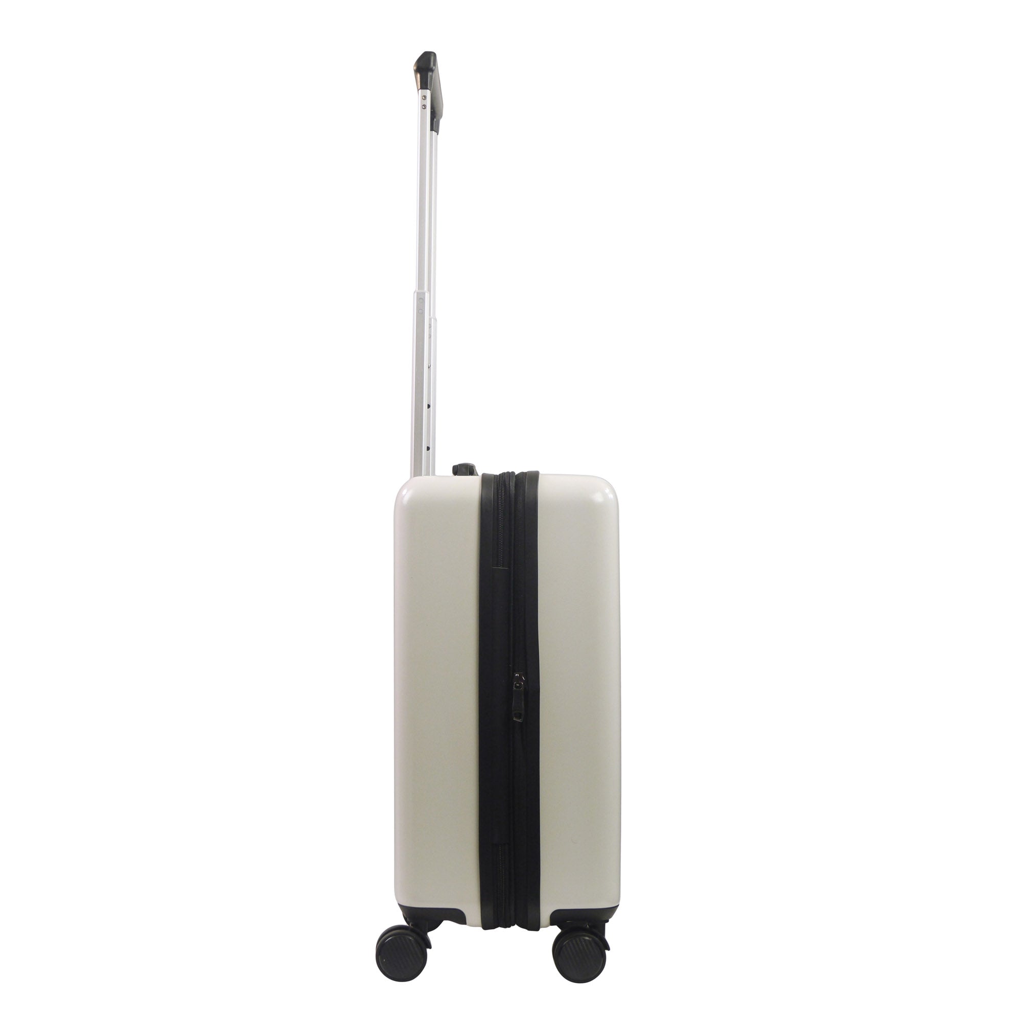 Home Alone Ful 22.5" Carry-On Home Alone For the Holidays logo White Spinner Suitcase Hard Side Rolling Luggage